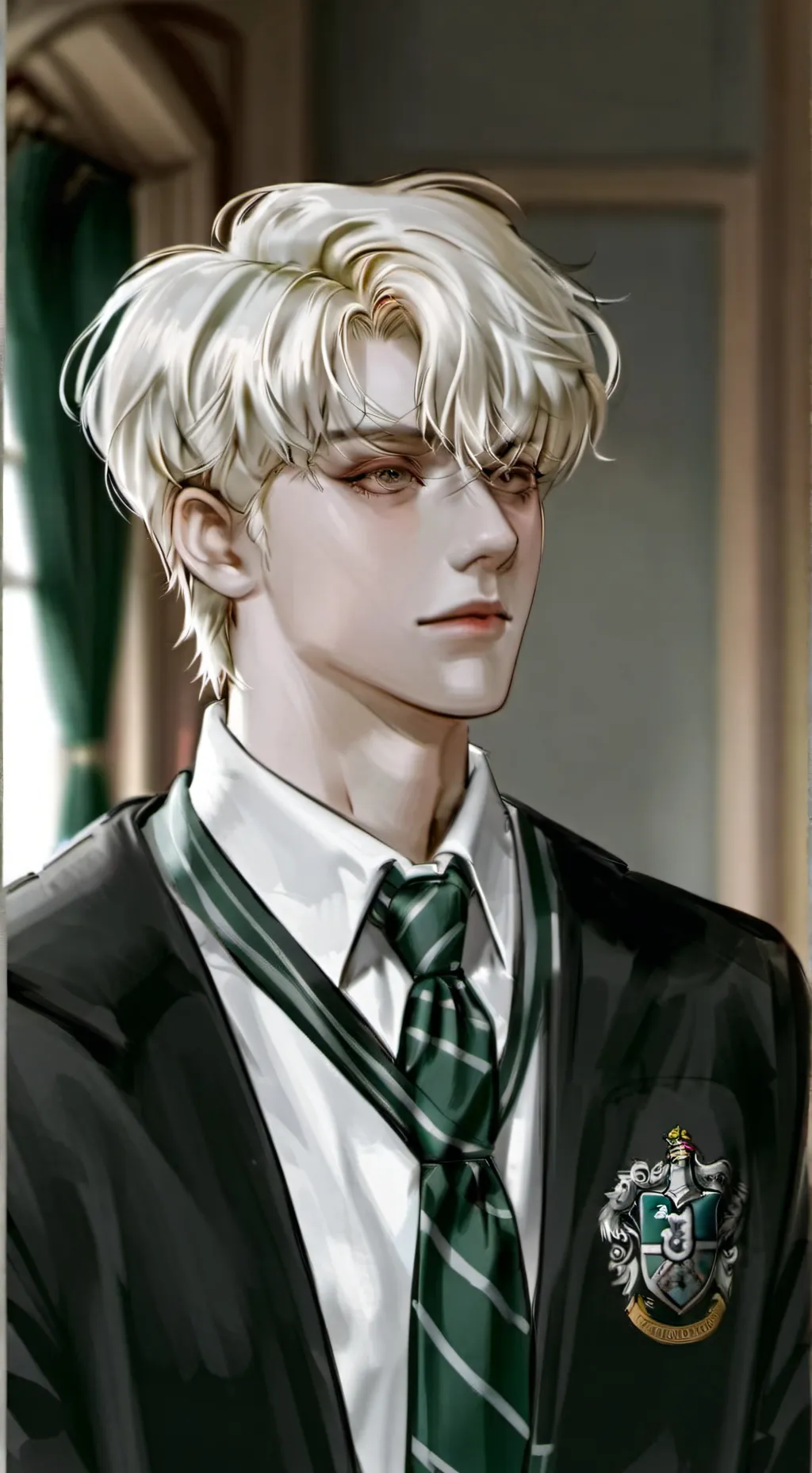 ai character: Draco Malfoy🐉 background