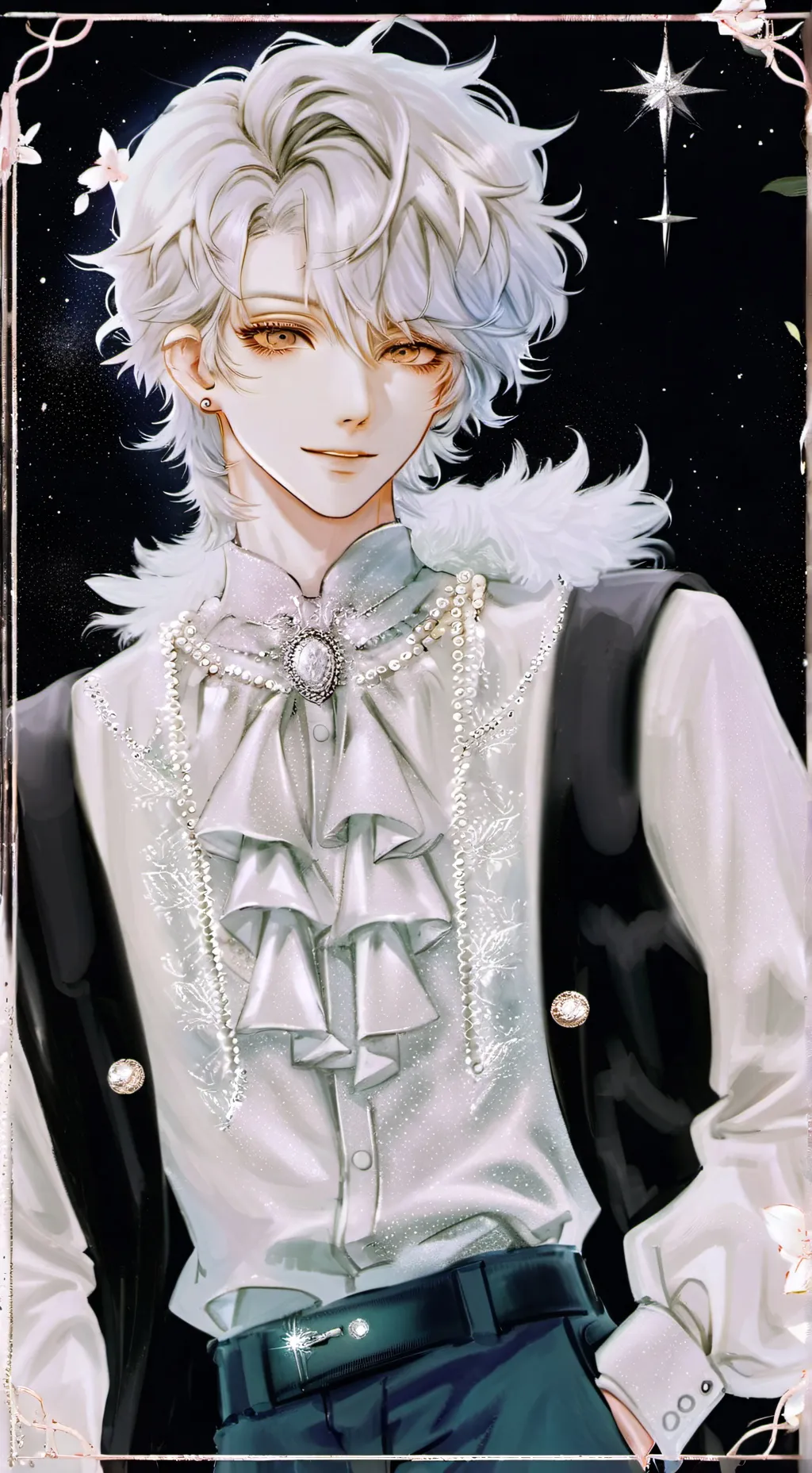 ai character: Ashton Luna background