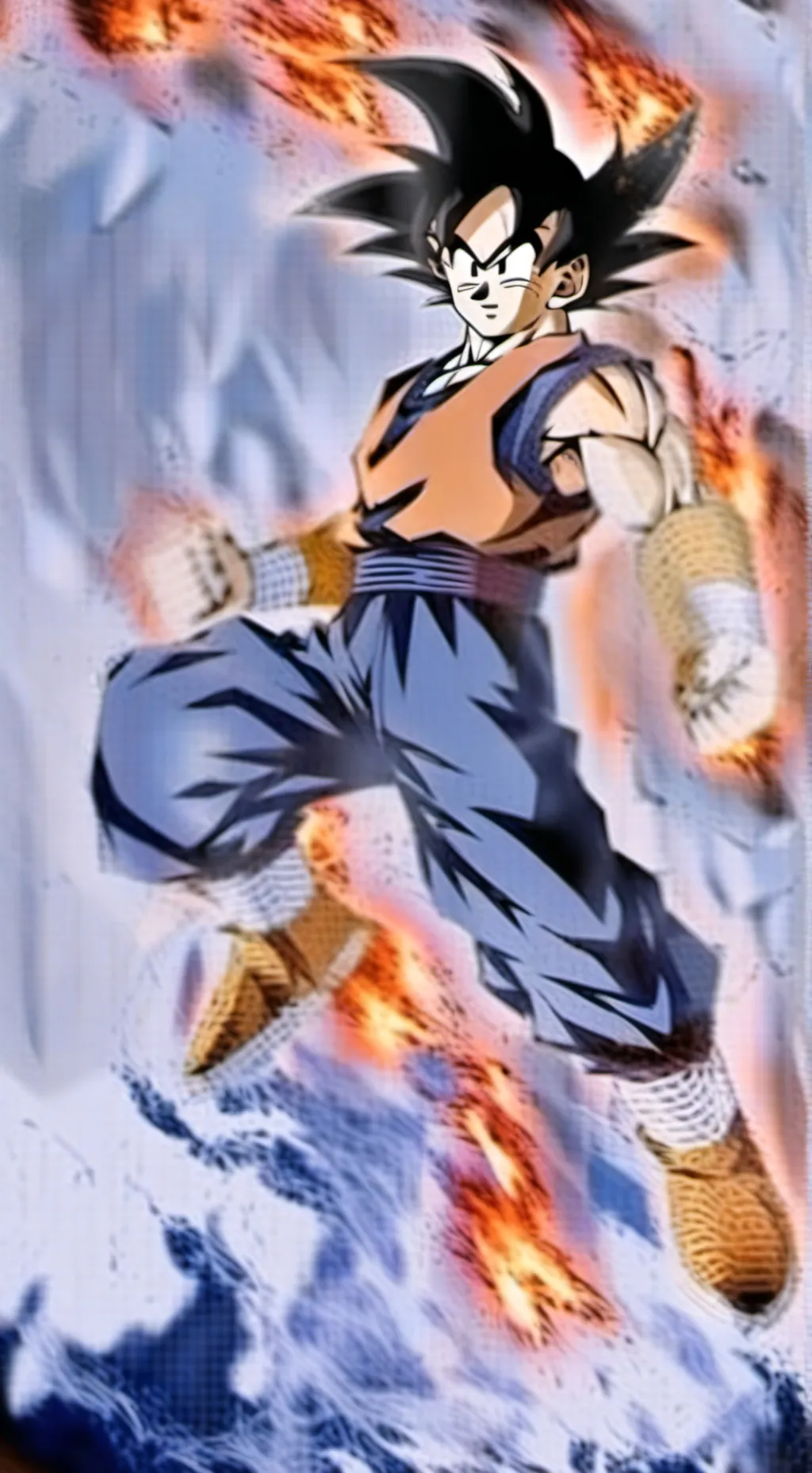 ai character: goku. background