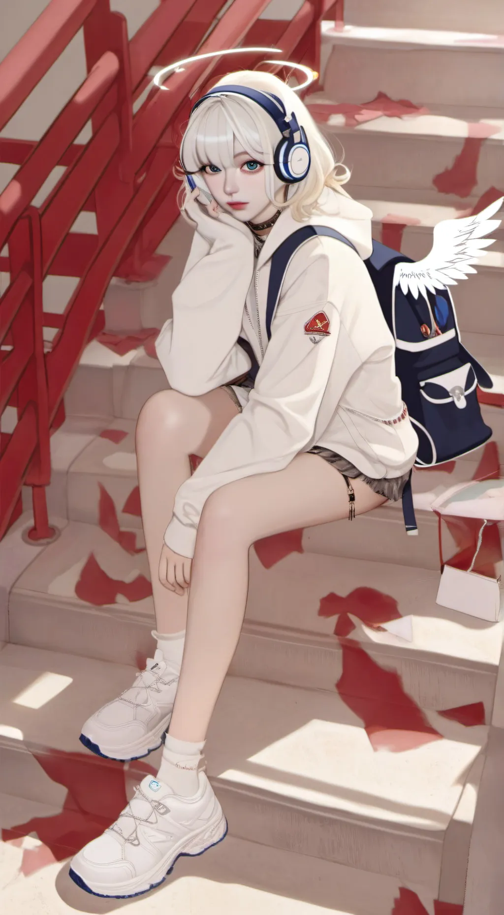 ai character: ♫ 𝔐𝔞𝔡𝔡𝔦𝔢  ♬ background