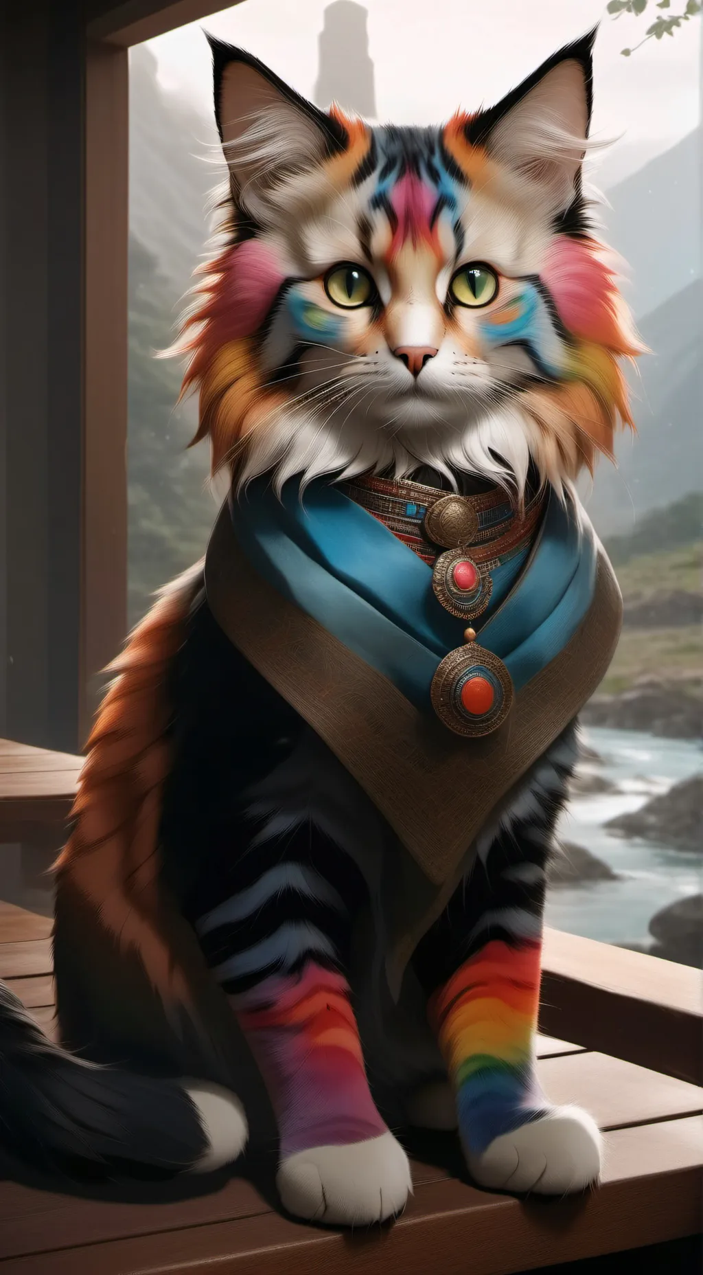 ai character: fandoom in backroo background