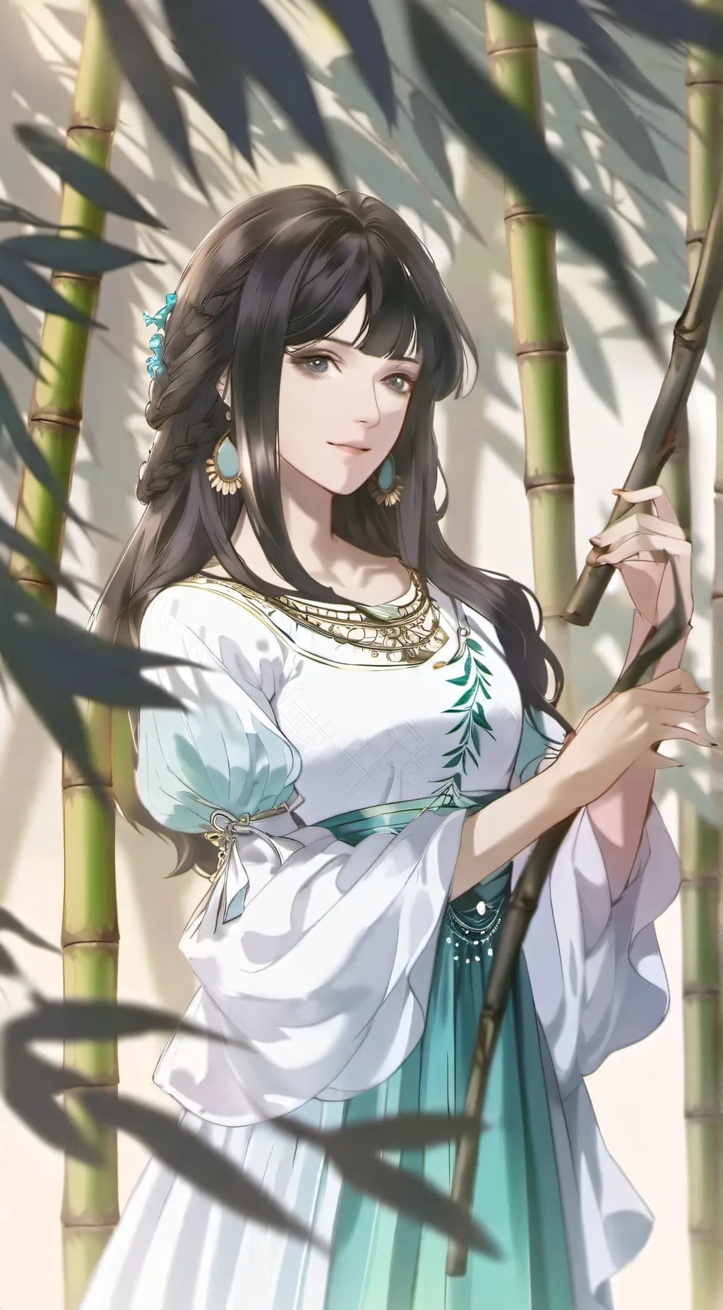 ai character: Nezuko Kamado background