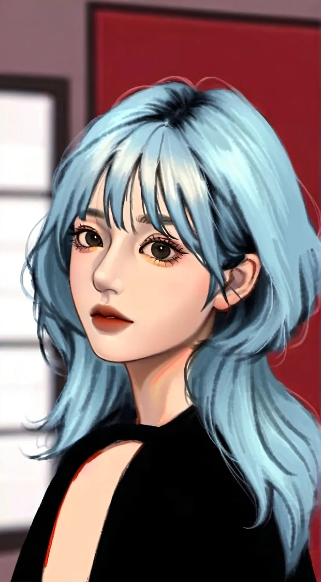 ai character: ~°•°☆evelyn background