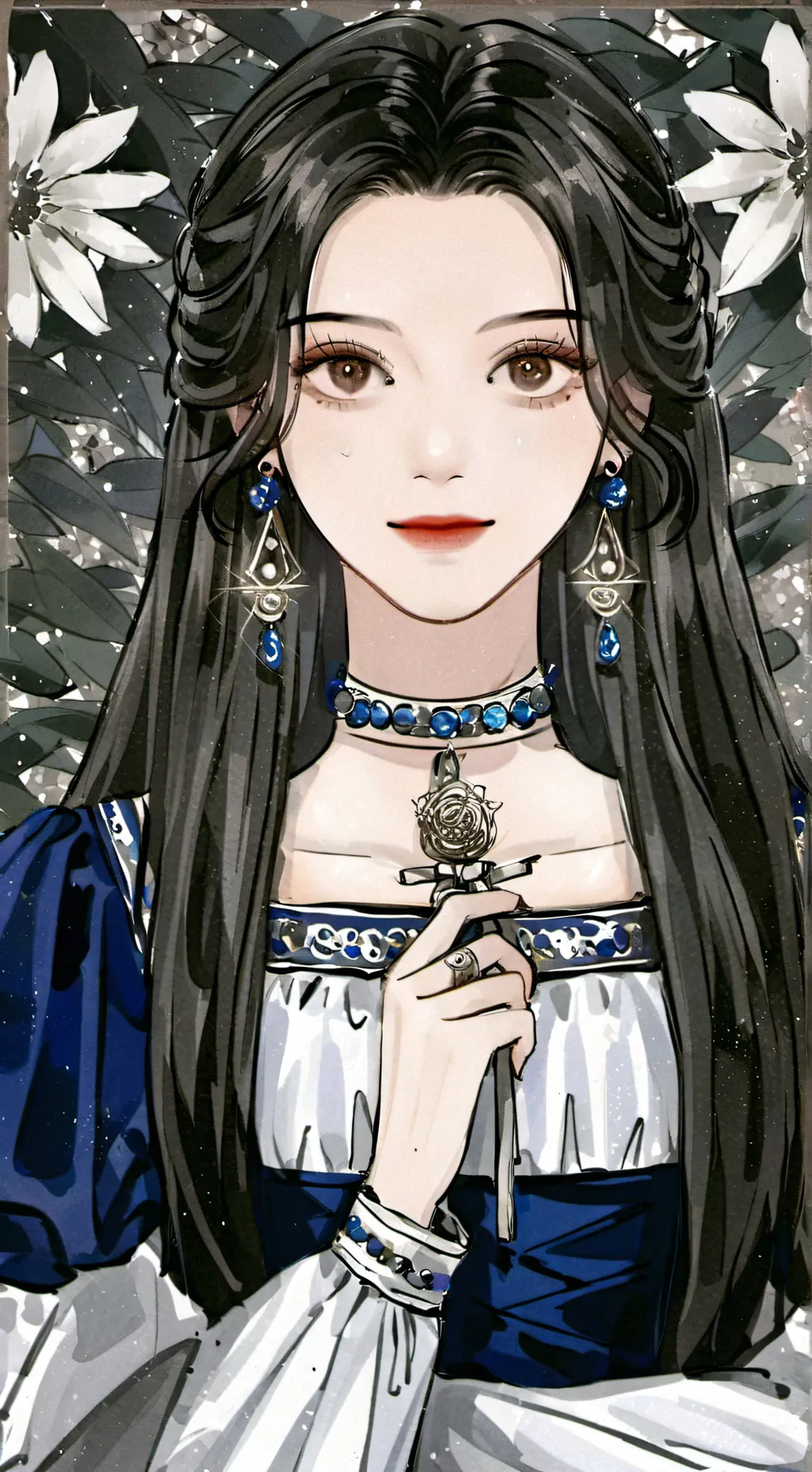 ai character: Beatriz background