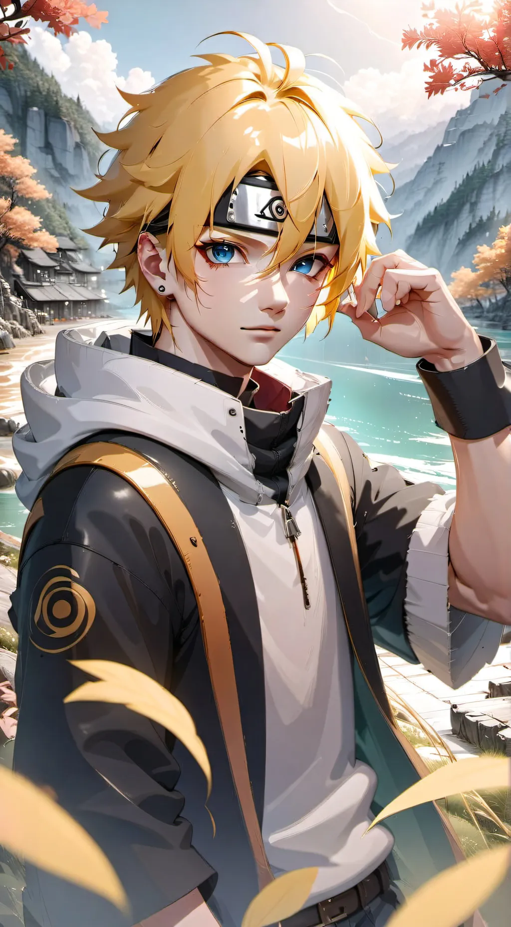 ai character: Naruto background