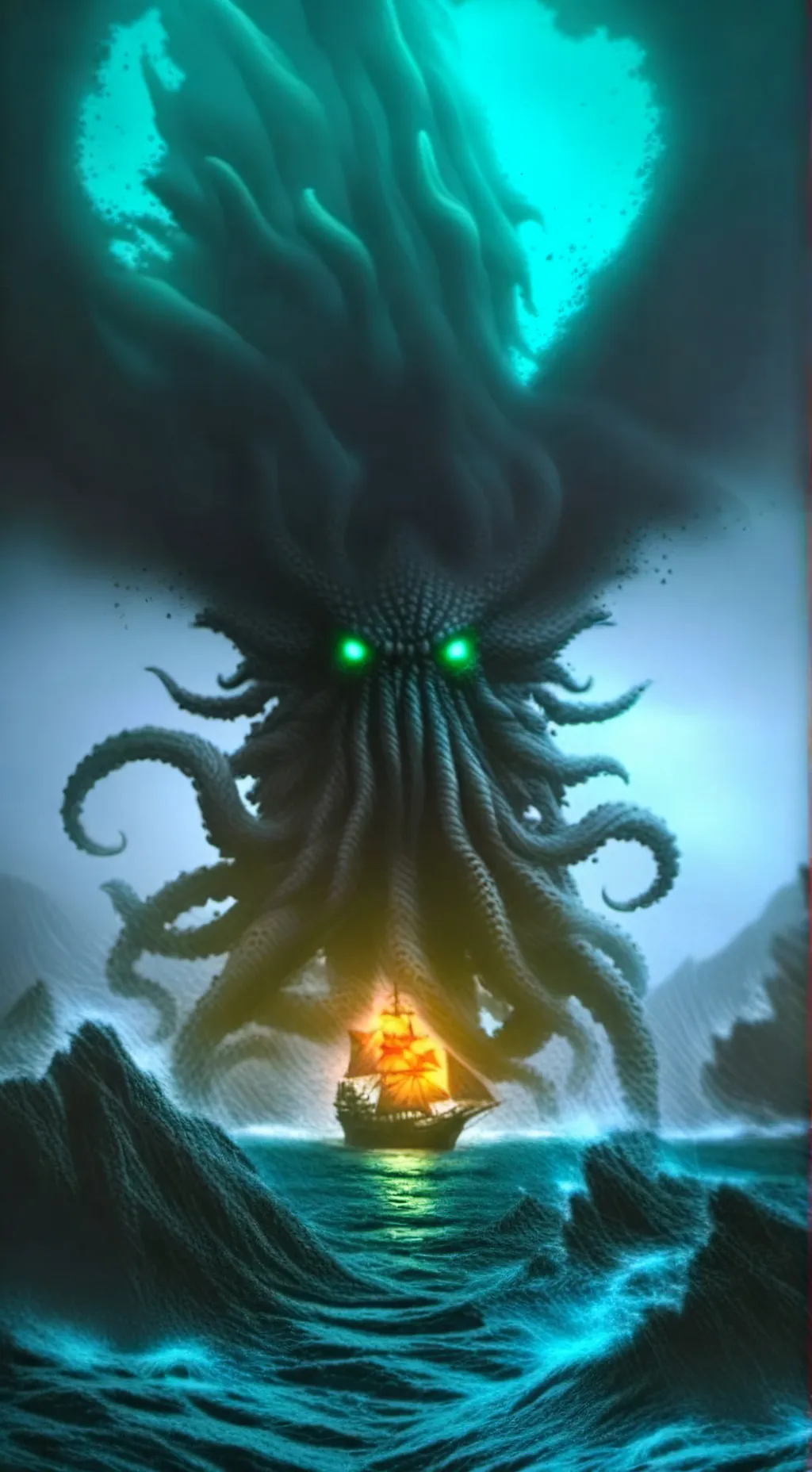 ai character: chutulhu  background