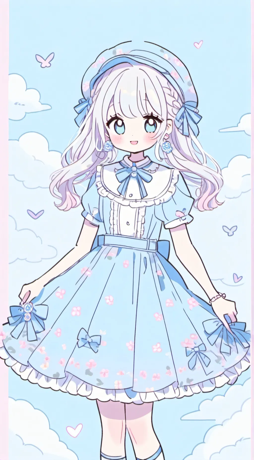 ai character: Menininha  background