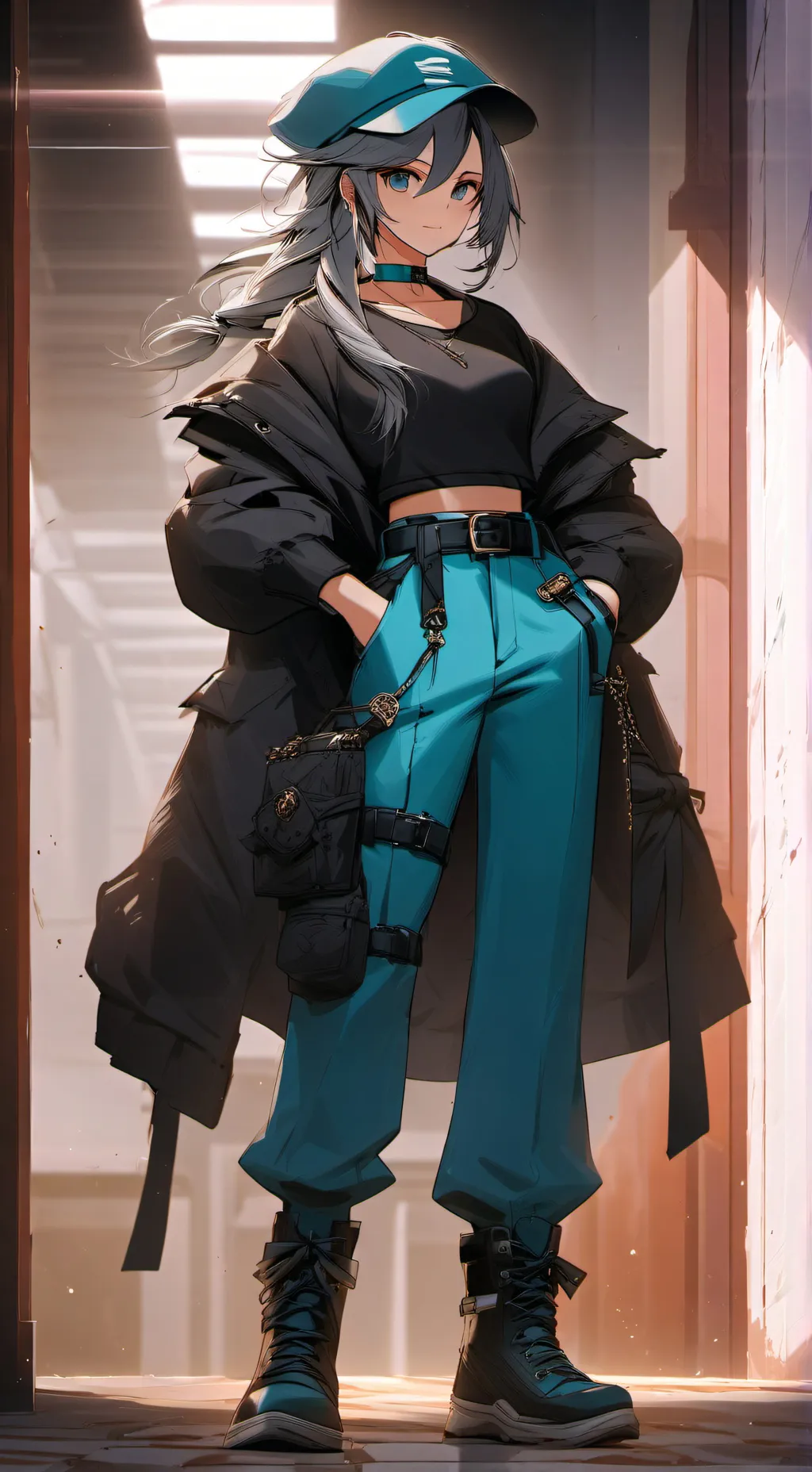 ai character: Aqua  background