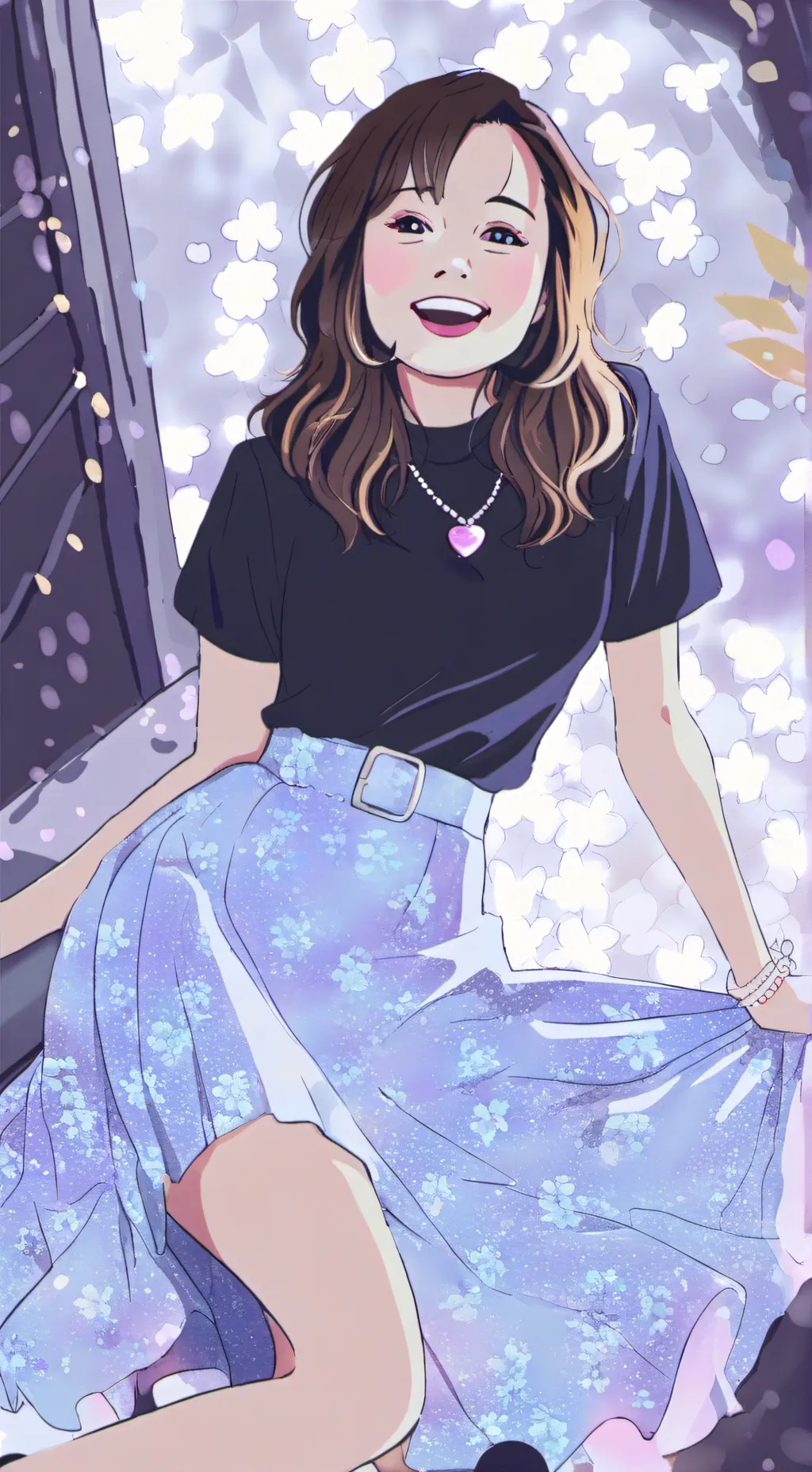 ai character: Temps à vivre  background