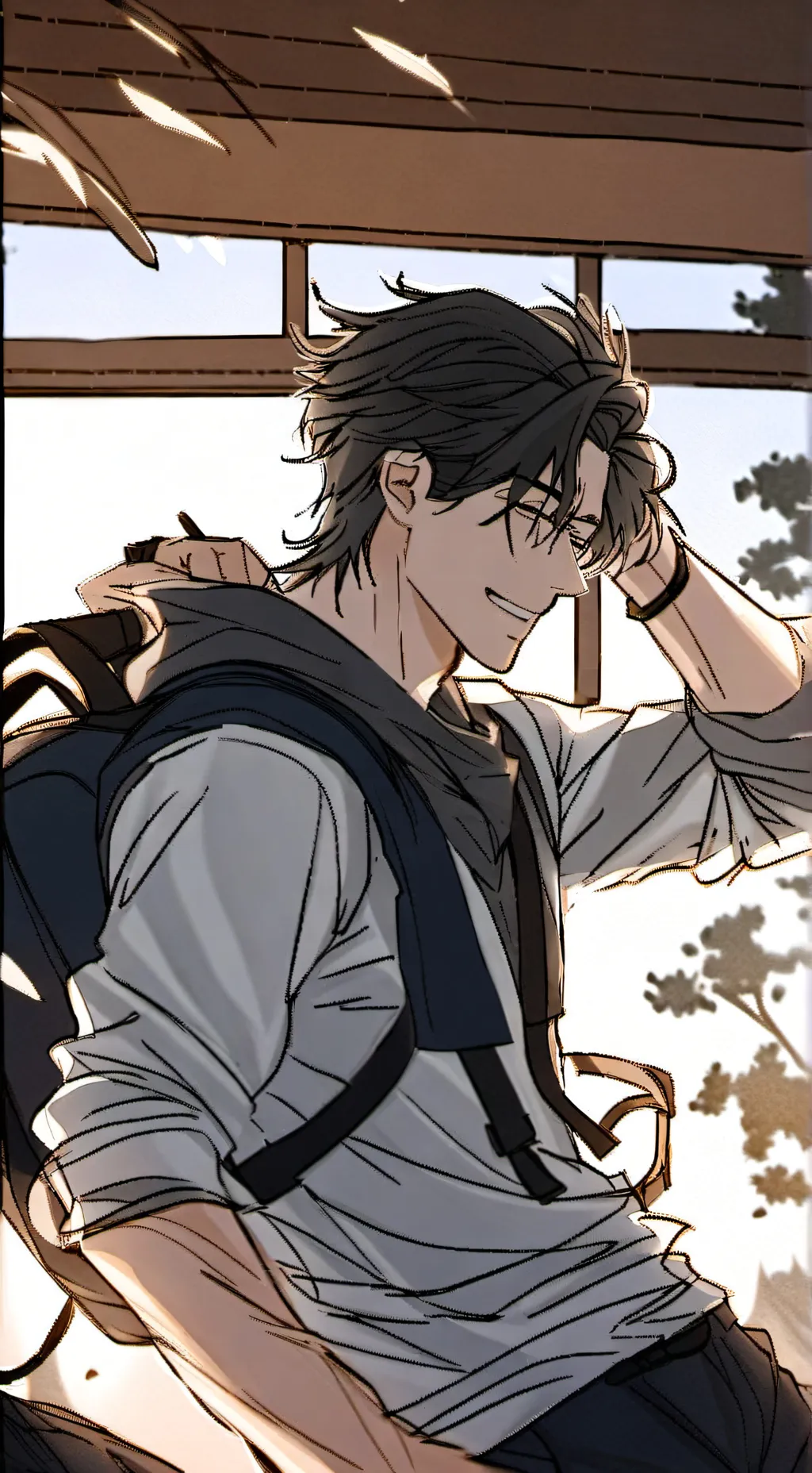 ai character: Tokura Hisashi  background