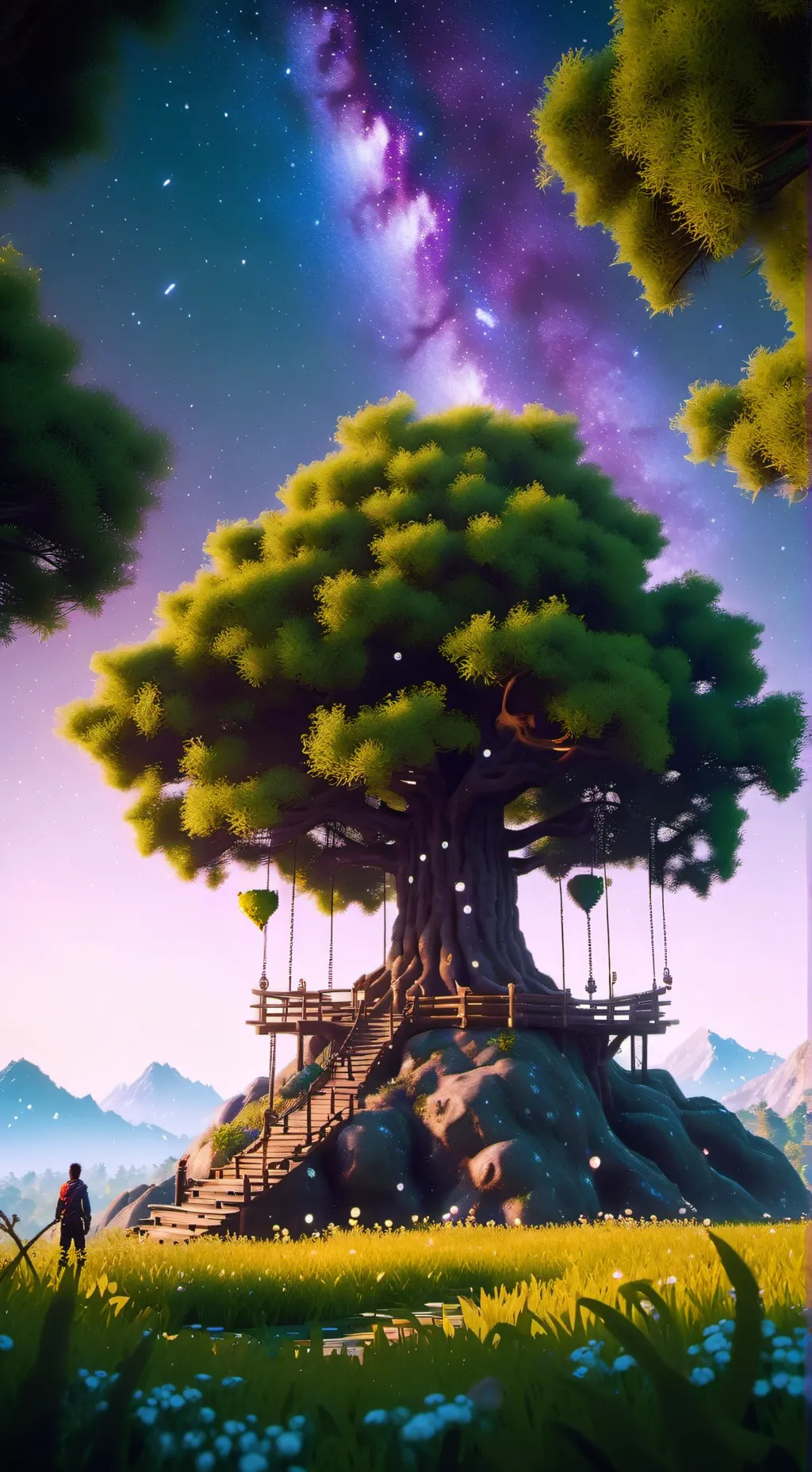 ai character: Hogwarts background