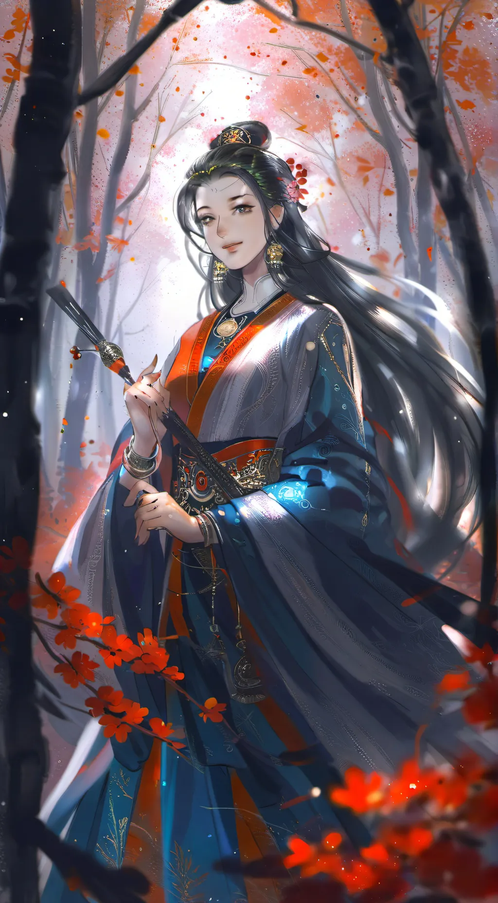 ai character: Demon Slayer KNY background
