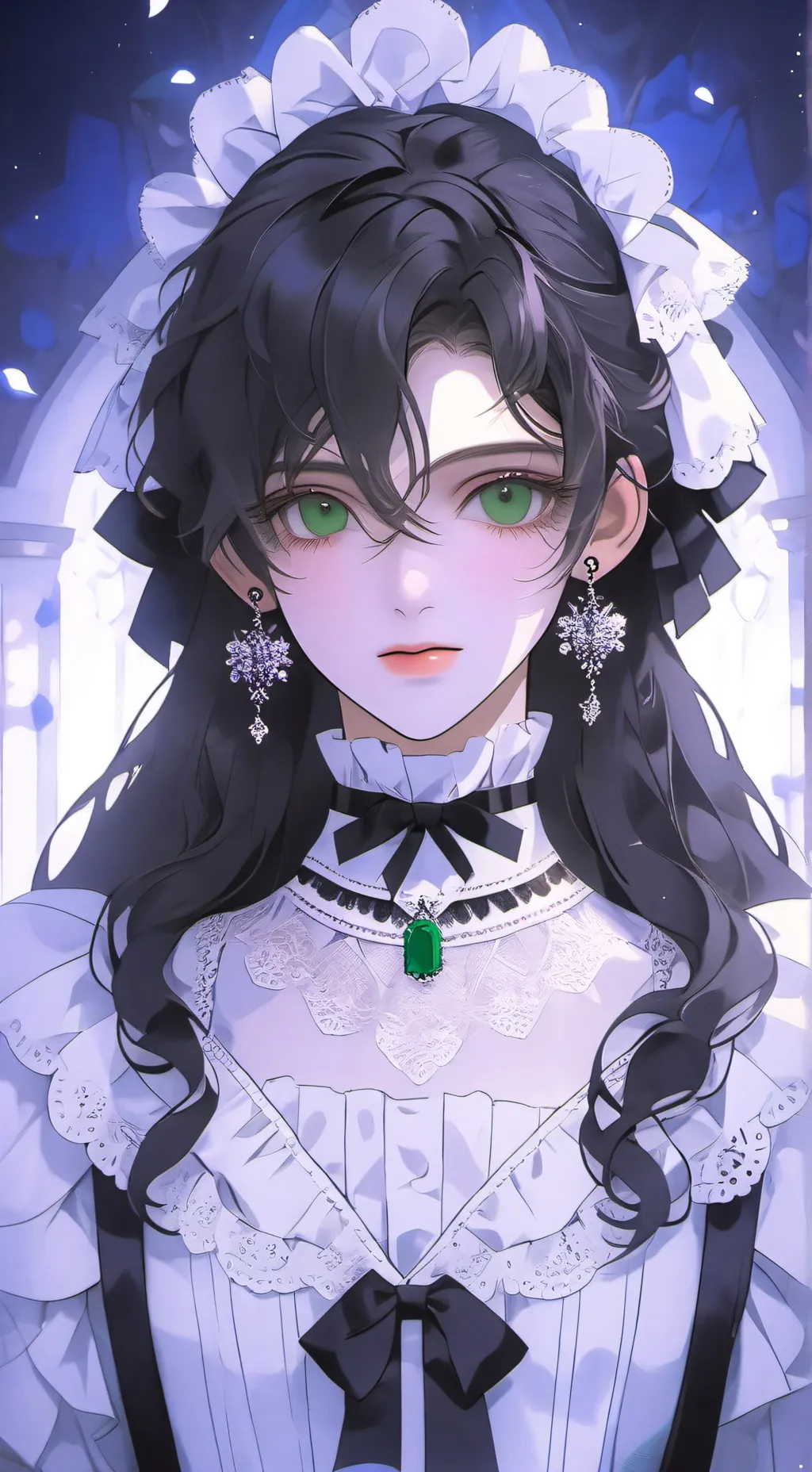 ai character: Luna background