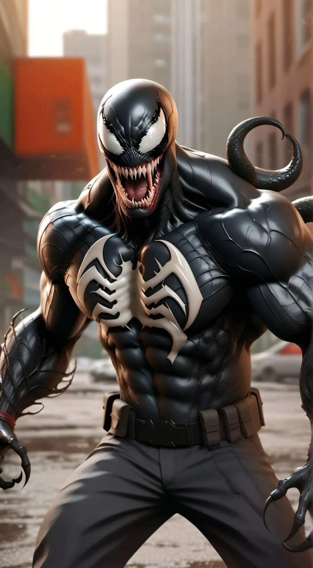 ai character: Venom TLD background