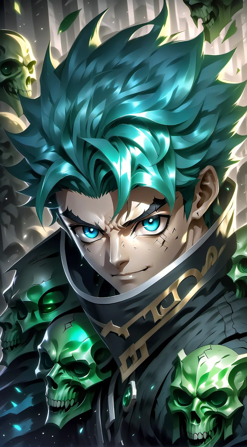 ai character: Distant Flame background