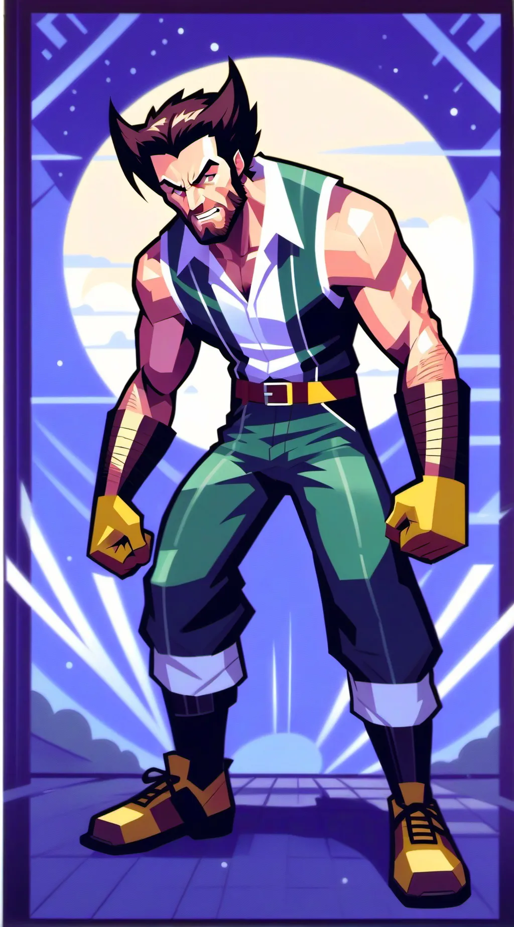 ai character: logan background