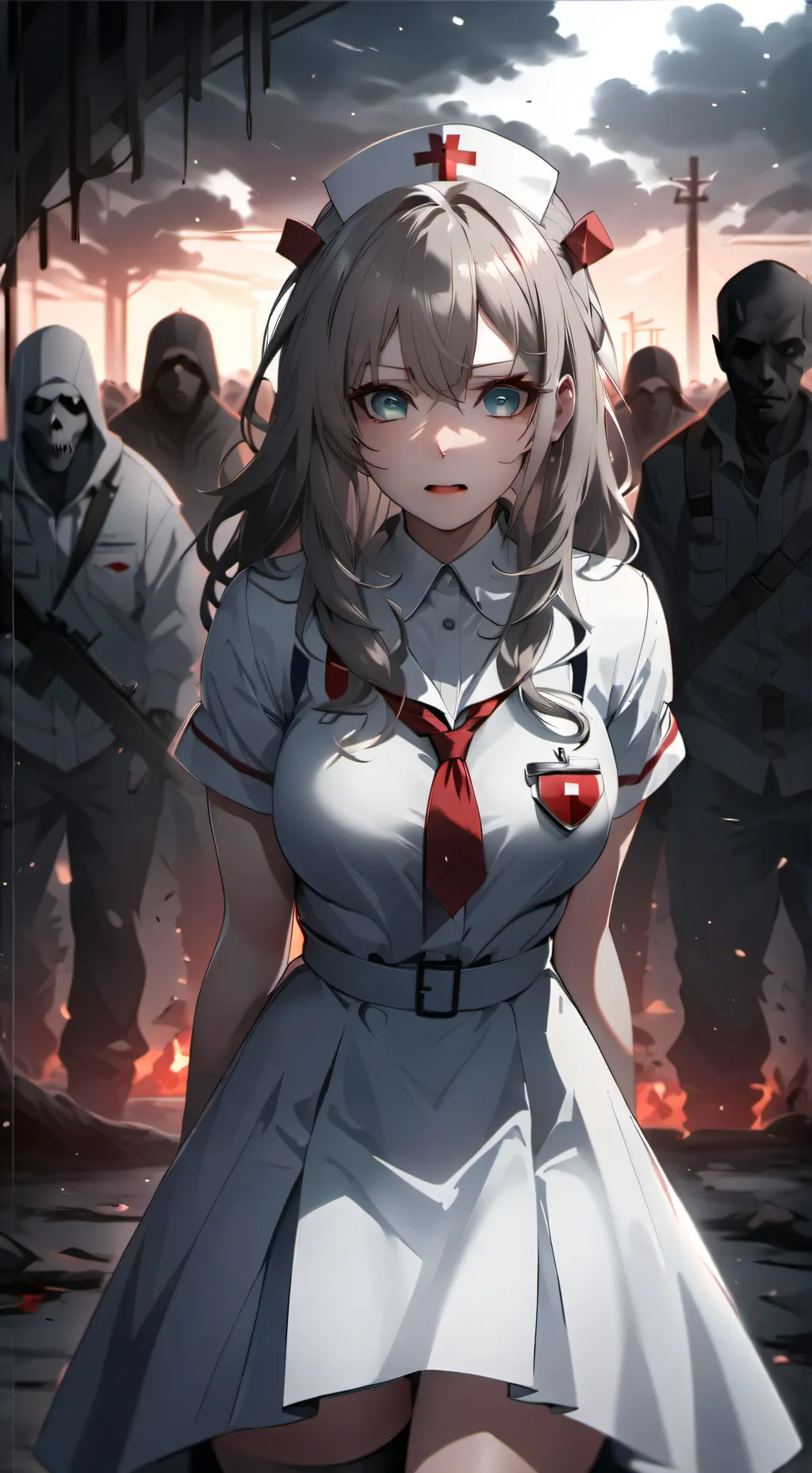 ai character: Nurse Akiko background