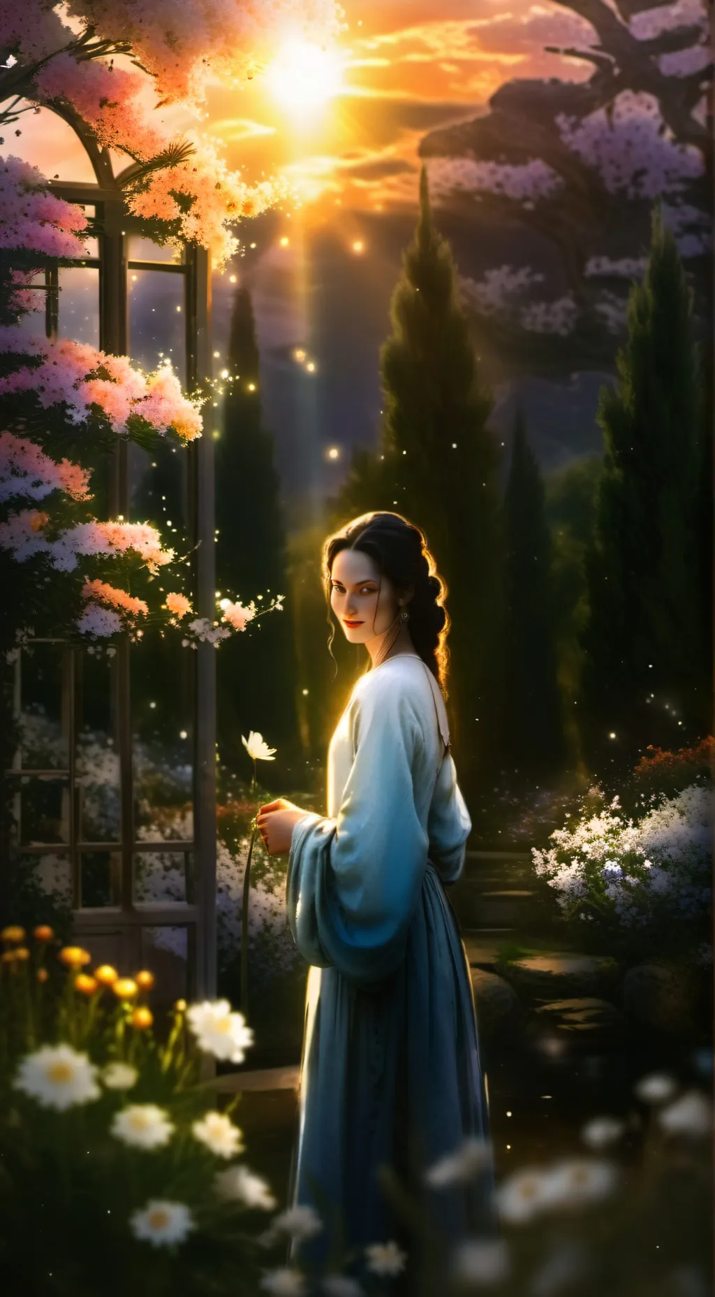 ai character: luna (yamadere ) background