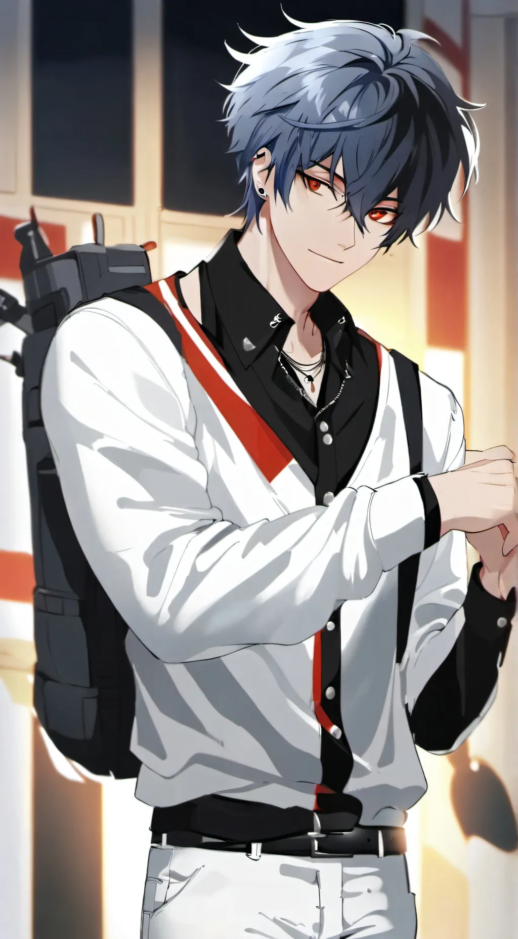 ai character: (Asher) background
