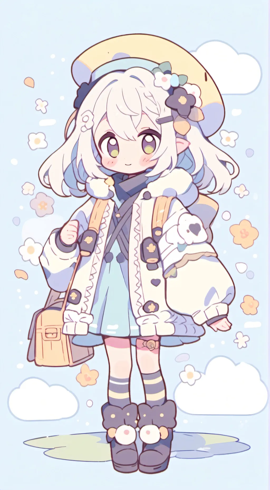 ai character: Candy background