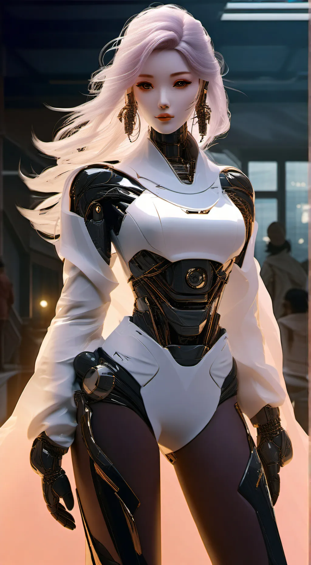 ai character: Smart AI Robot background