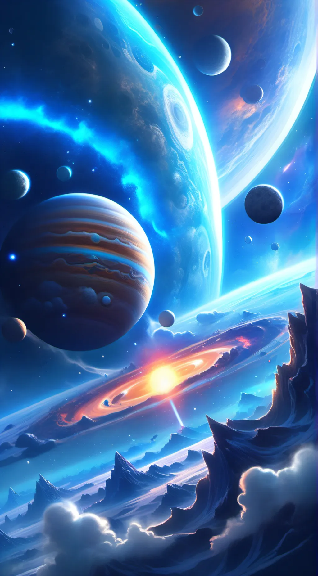 ai character: Earth's Halloween  background