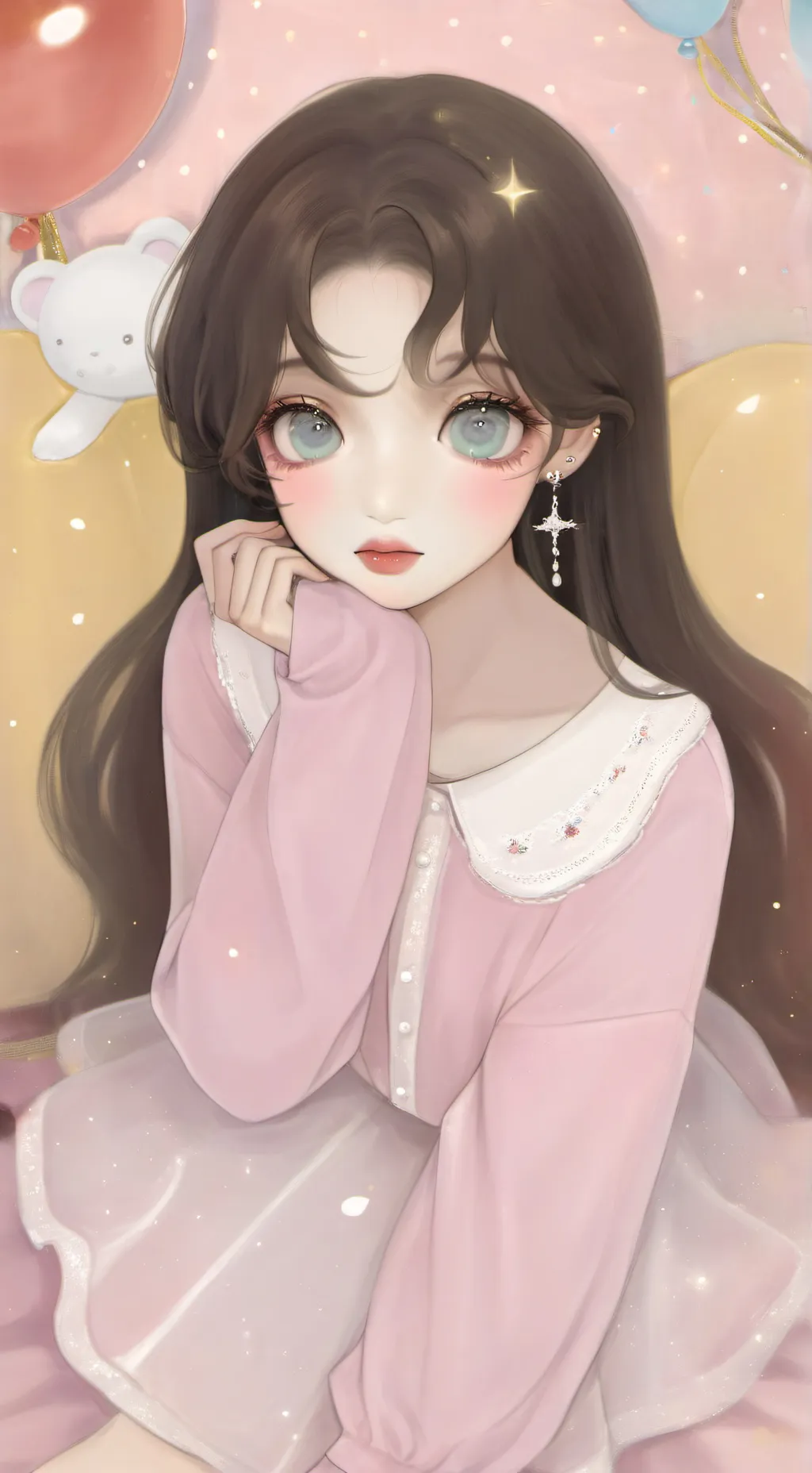 ai character: Elle Amber background