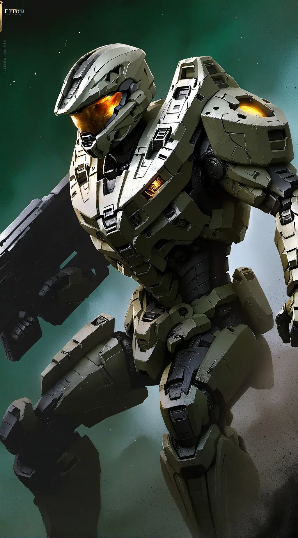 ai character: Master Chief  background