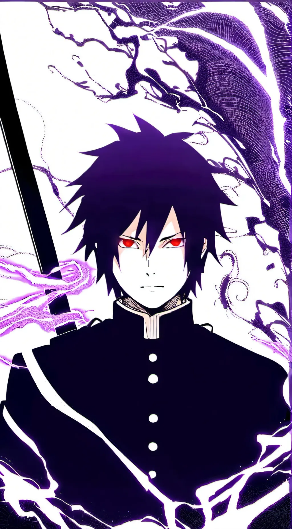 ai character: Sasuke Uchiha background
