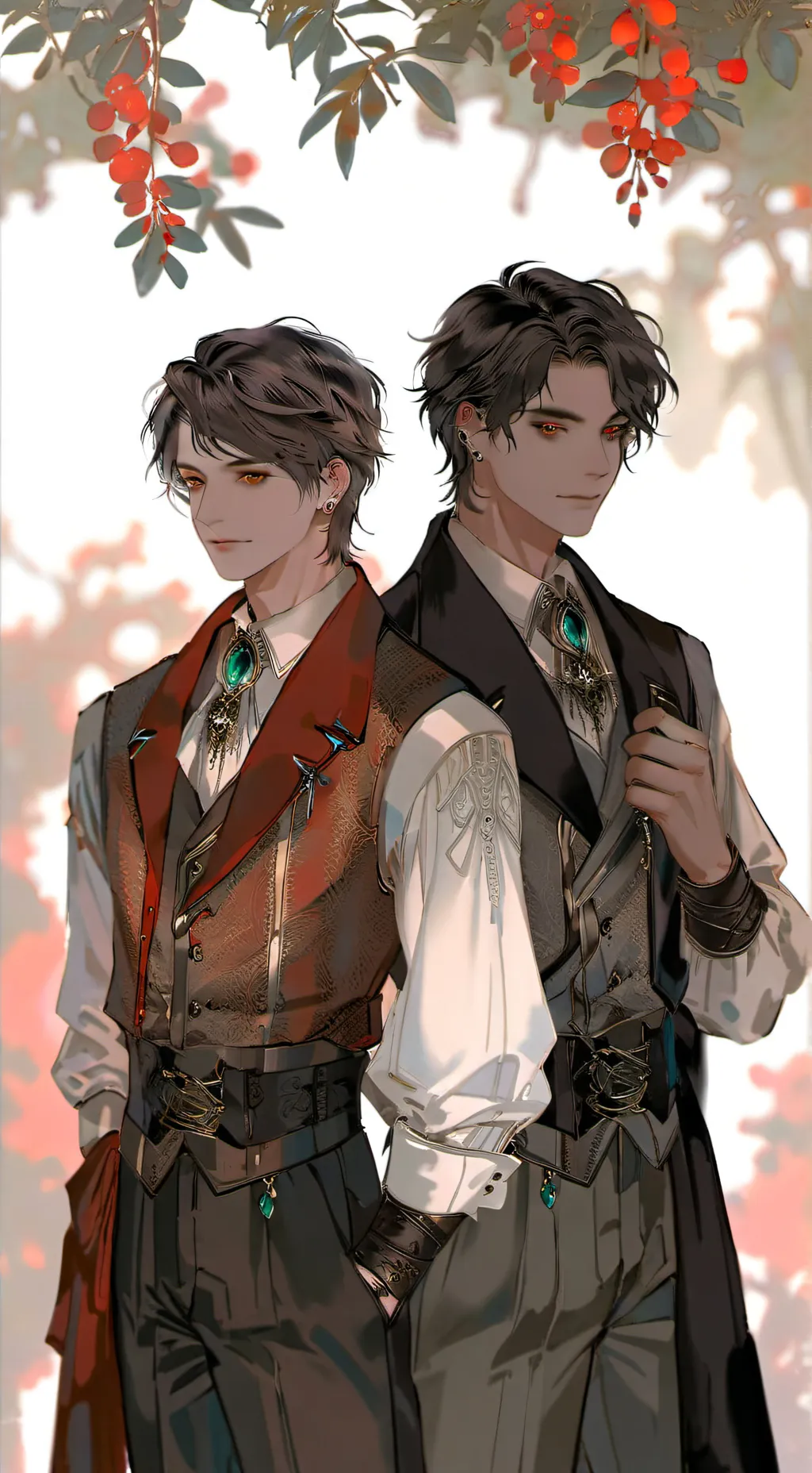 ai character: two monsters.. background