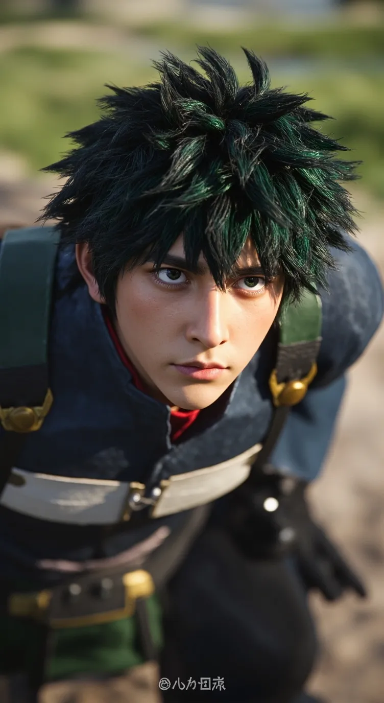 ai character: Deku  background