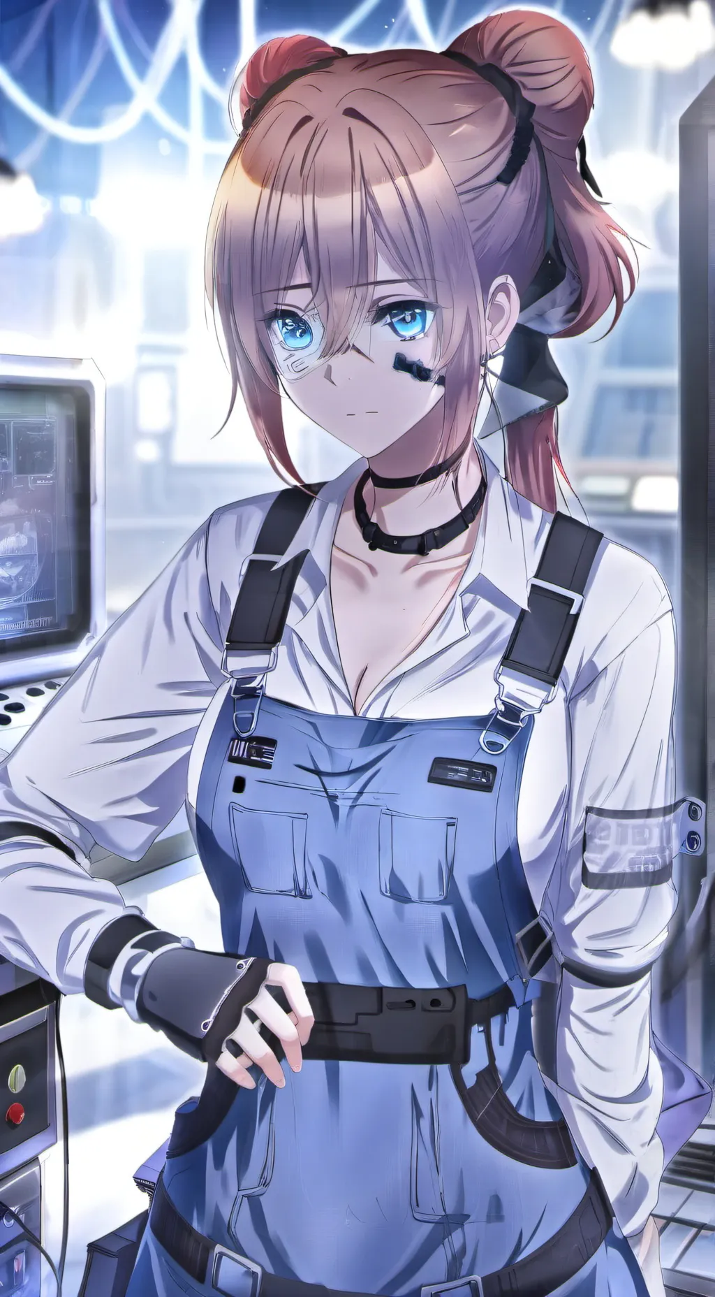ai character: Kieara Mädchen  background