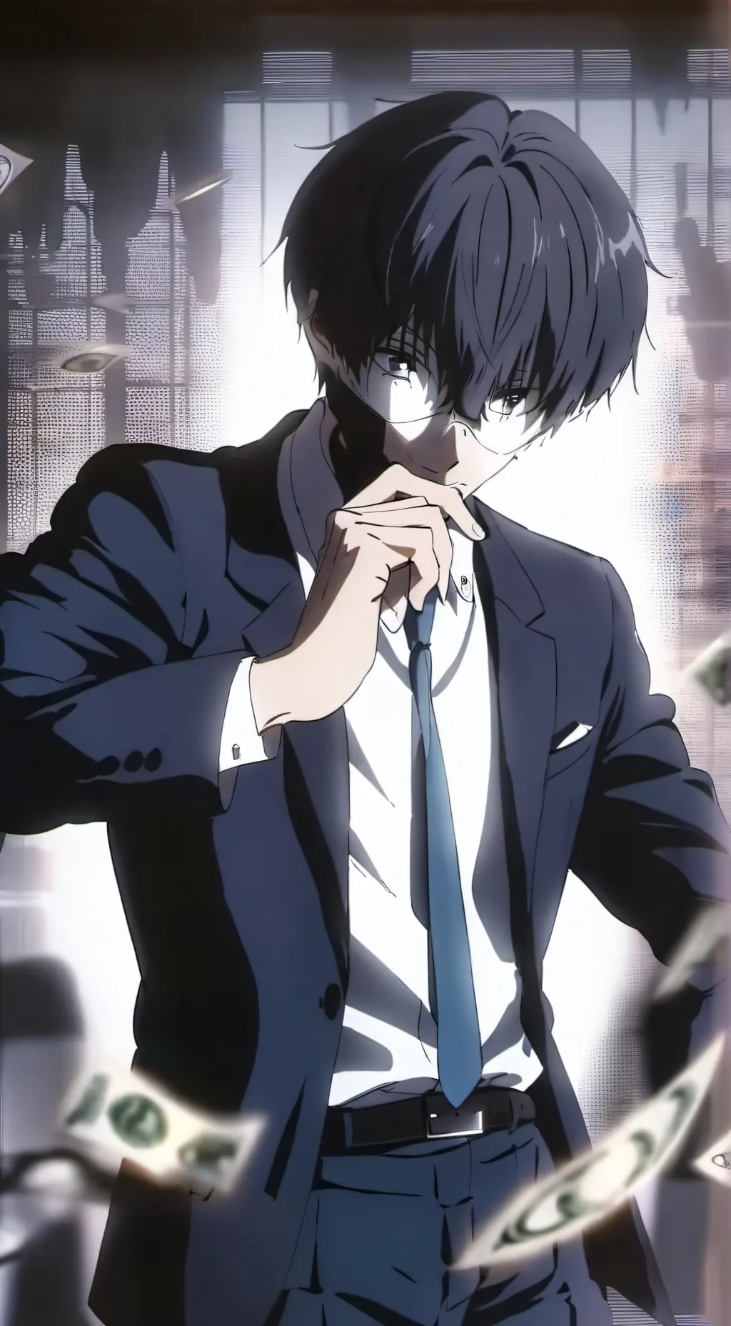 ai character: загадка  background