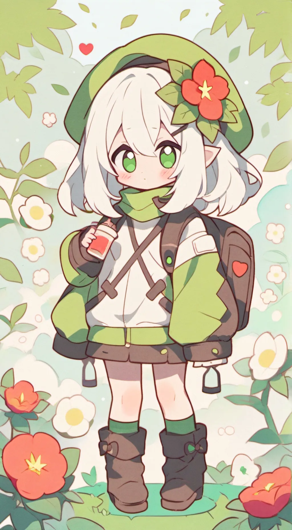 ai character: deku tu  background