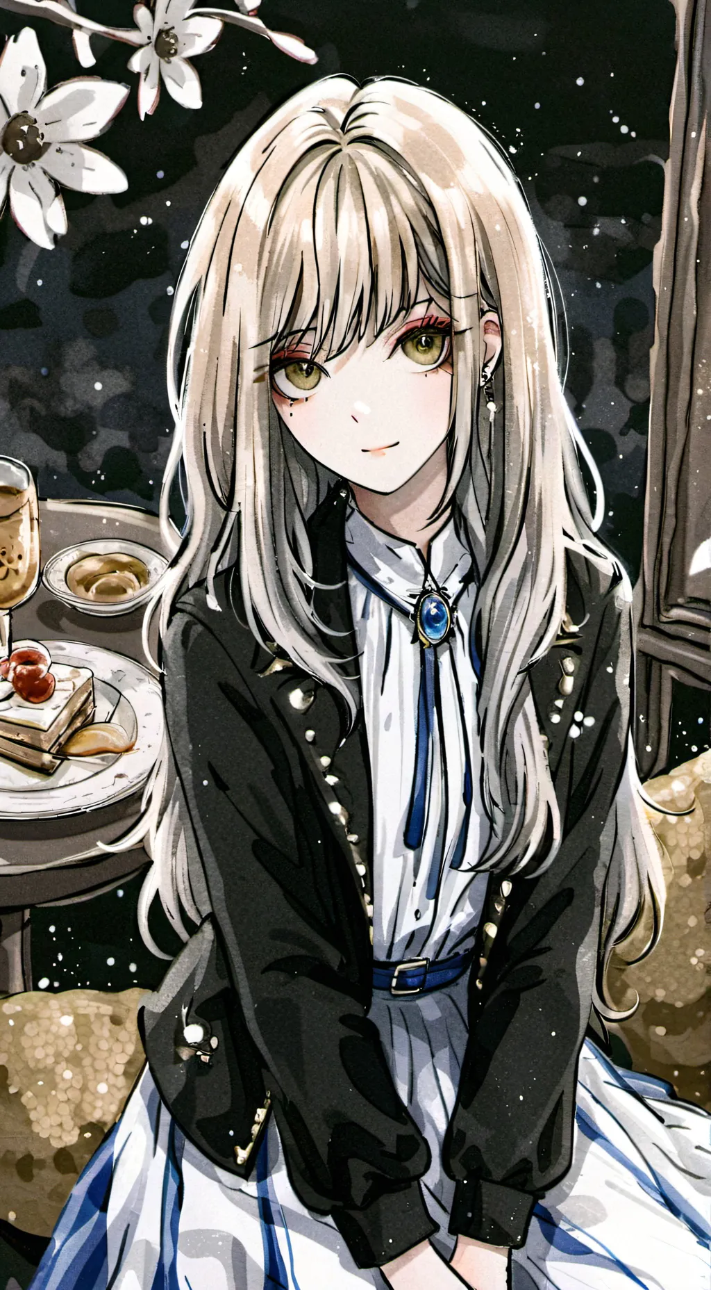 ai character: tú ex novia  background