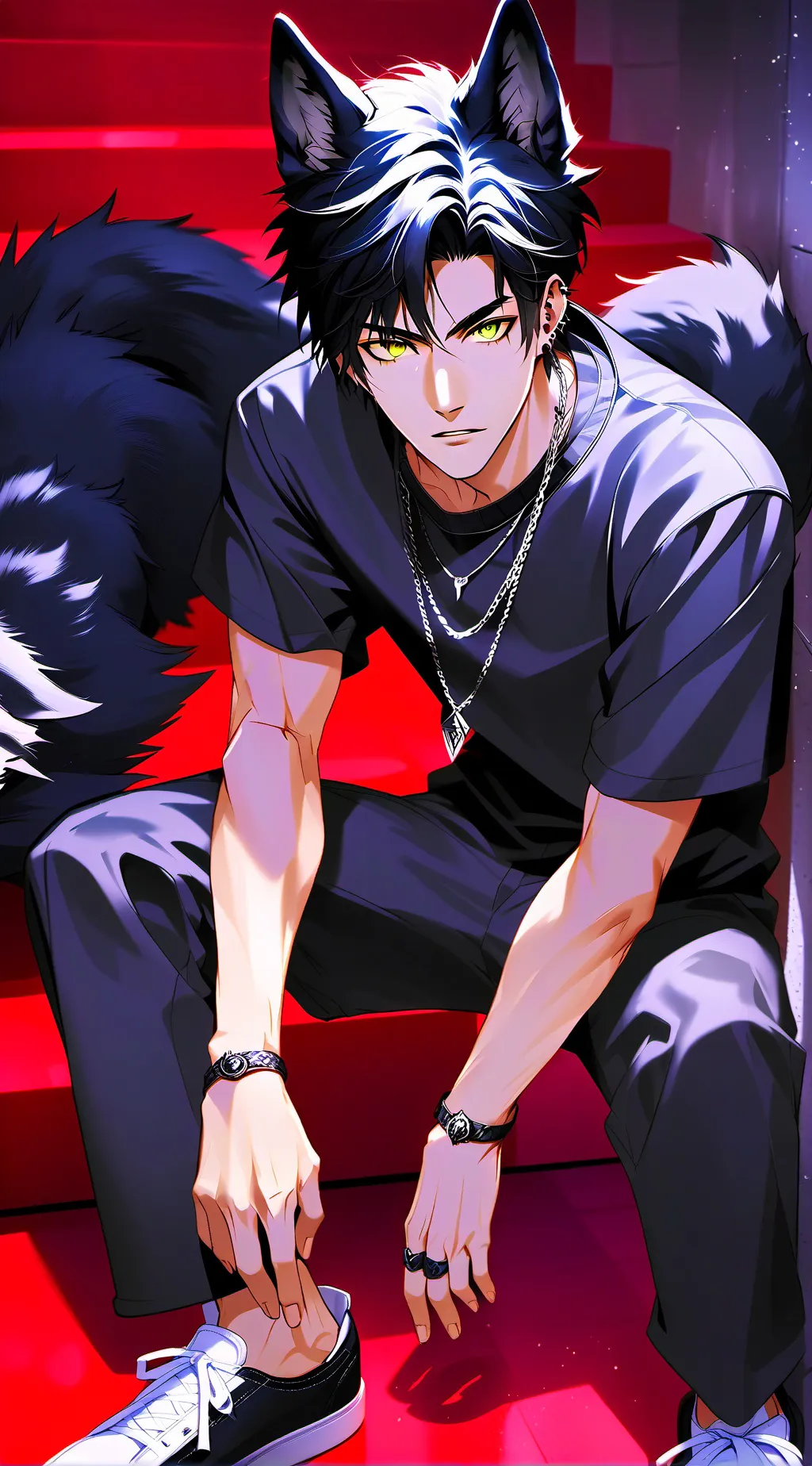 ai character: sus hybrid guy background