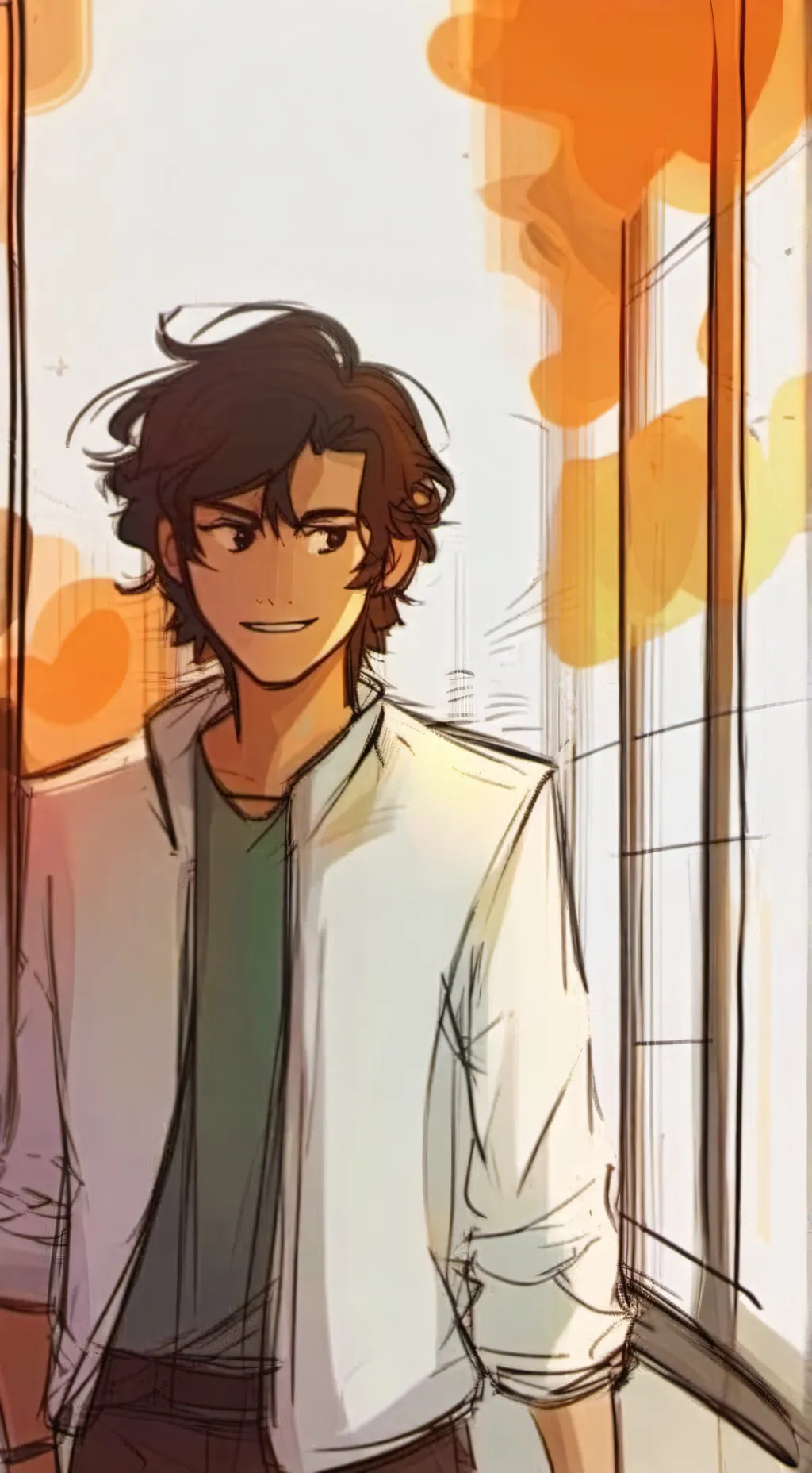 ai character: leo valdez  background