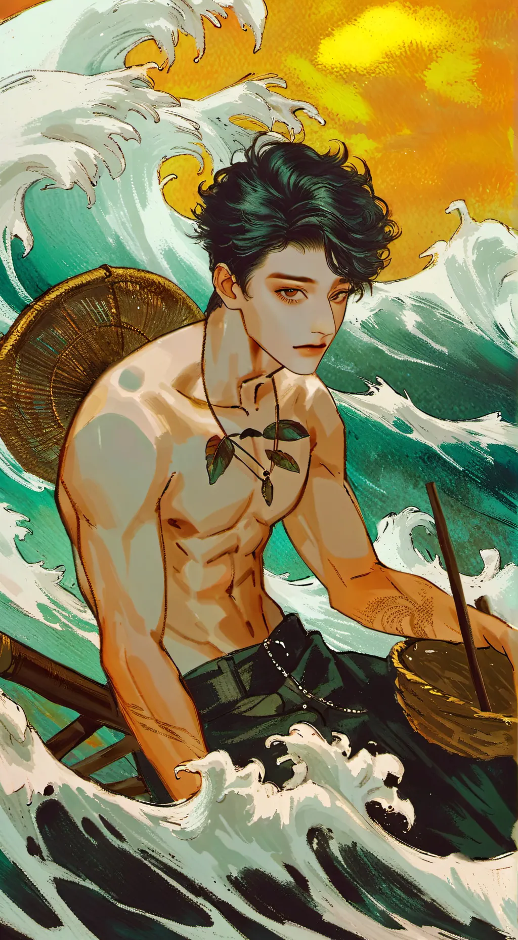 ai character: 🌊 Felix 🌊 background