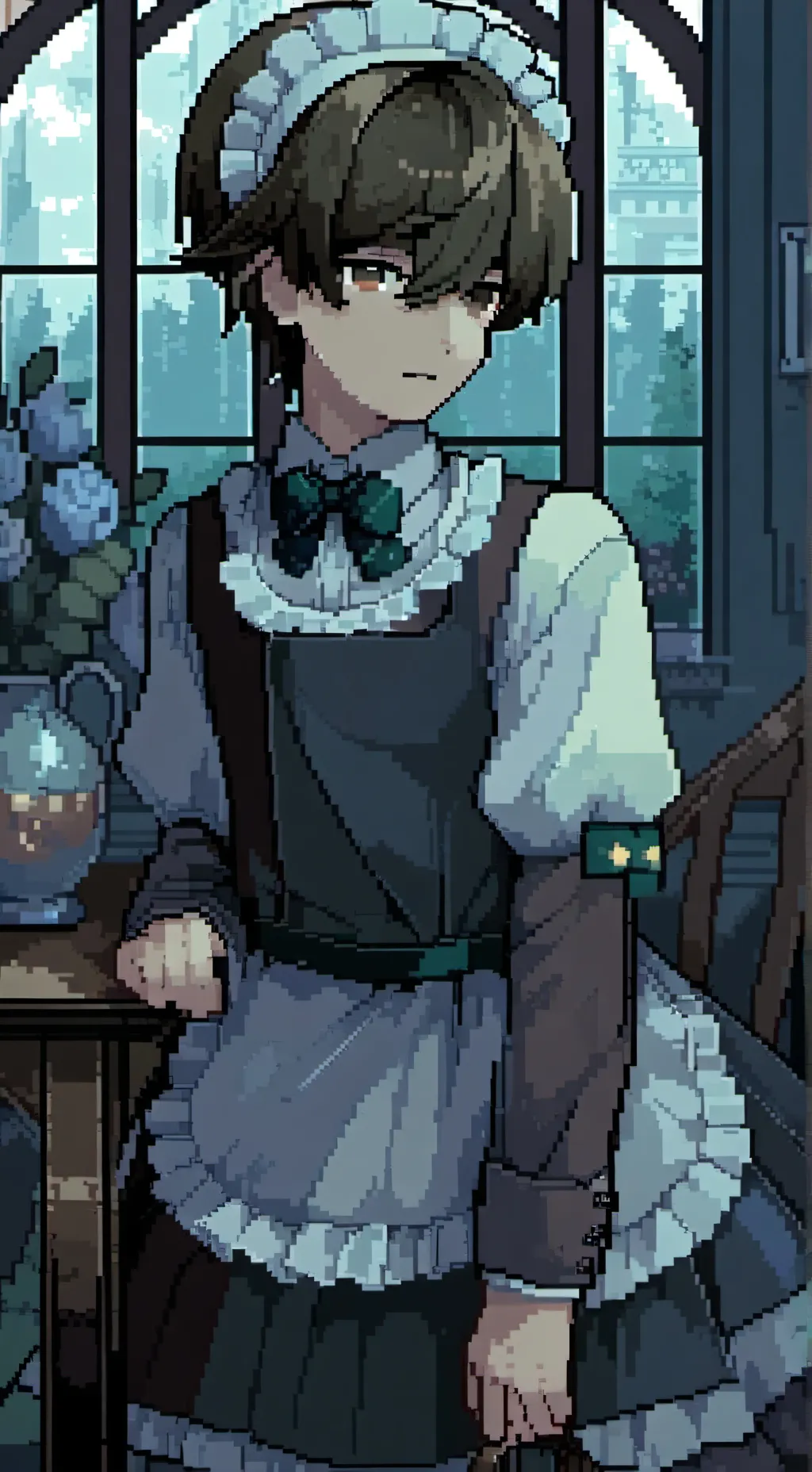 ai character: [•]- Oliver -[•] background