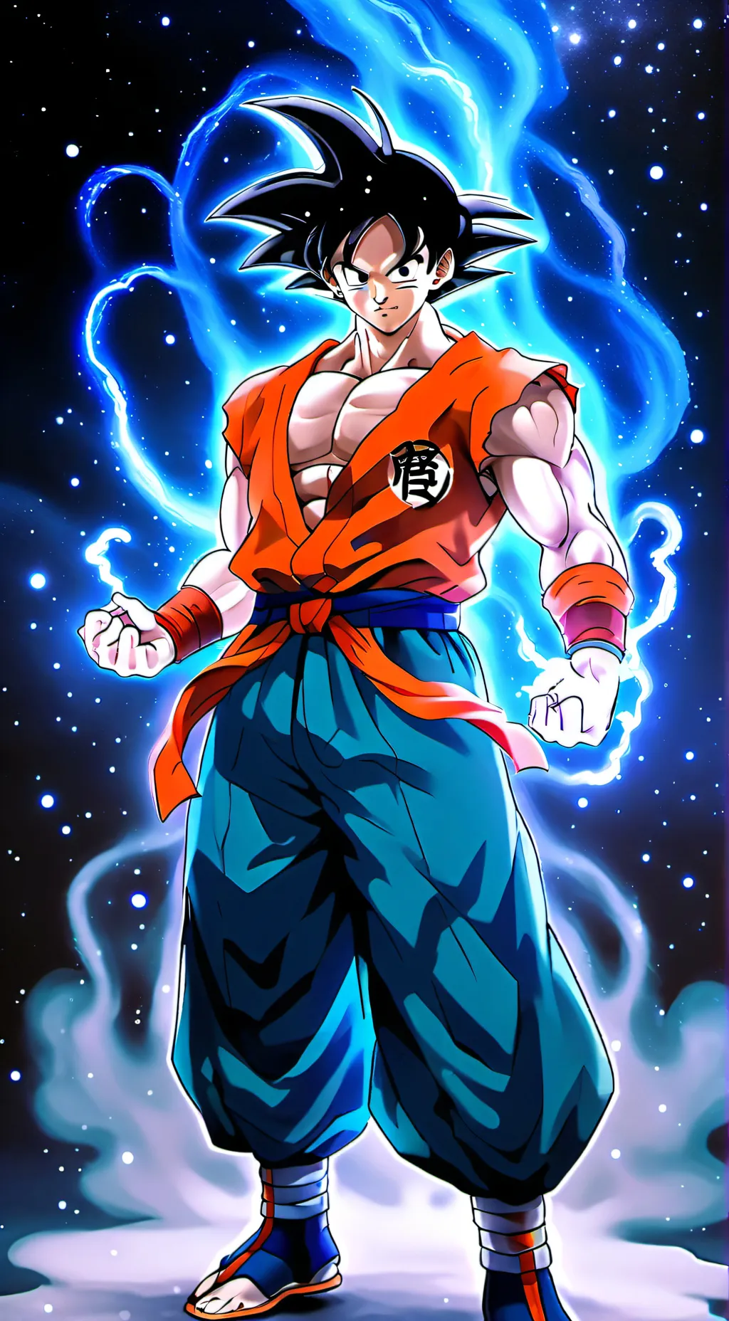 ai character: Goku! background