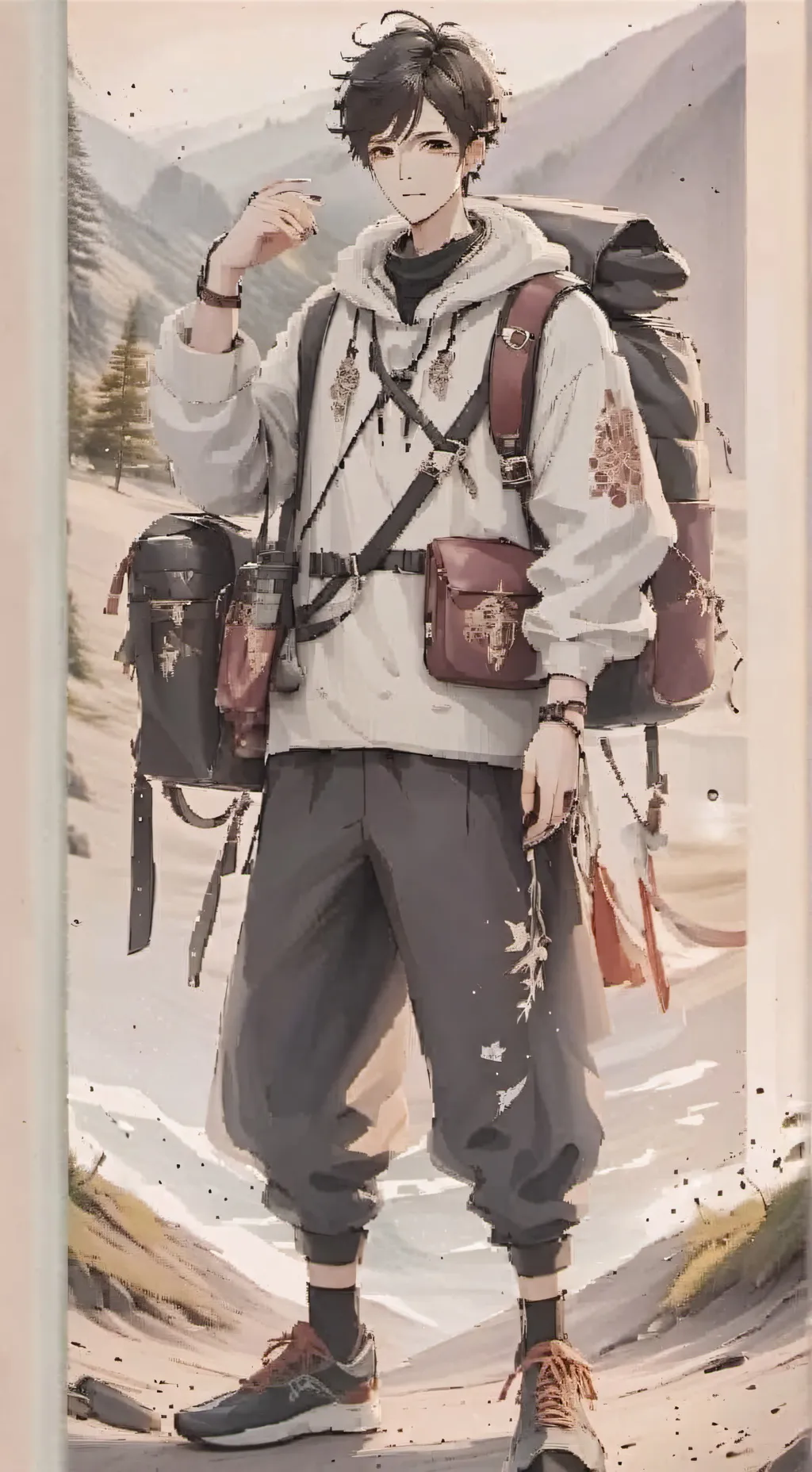 ai character: h background