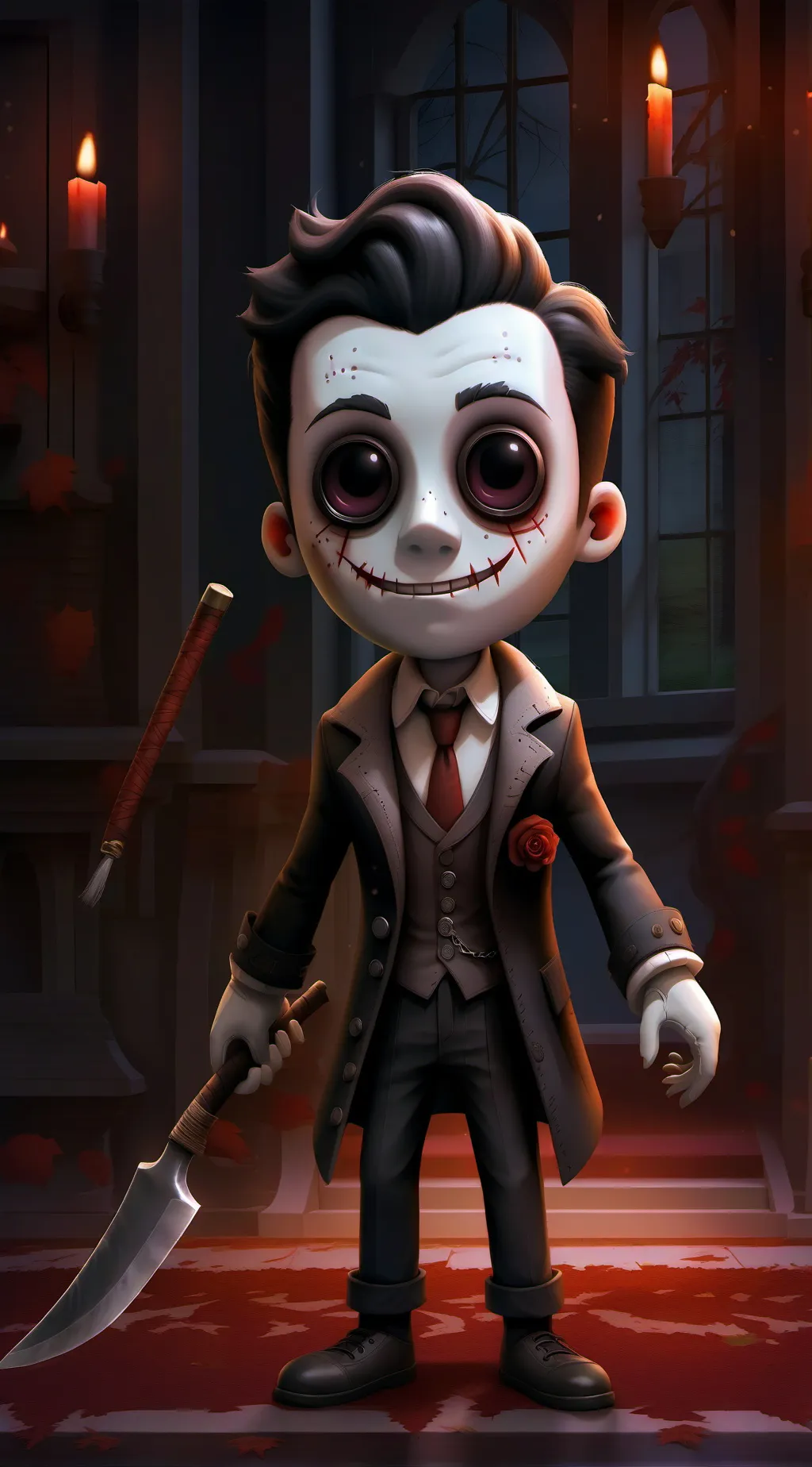 ai character: Sprout and Como ar background