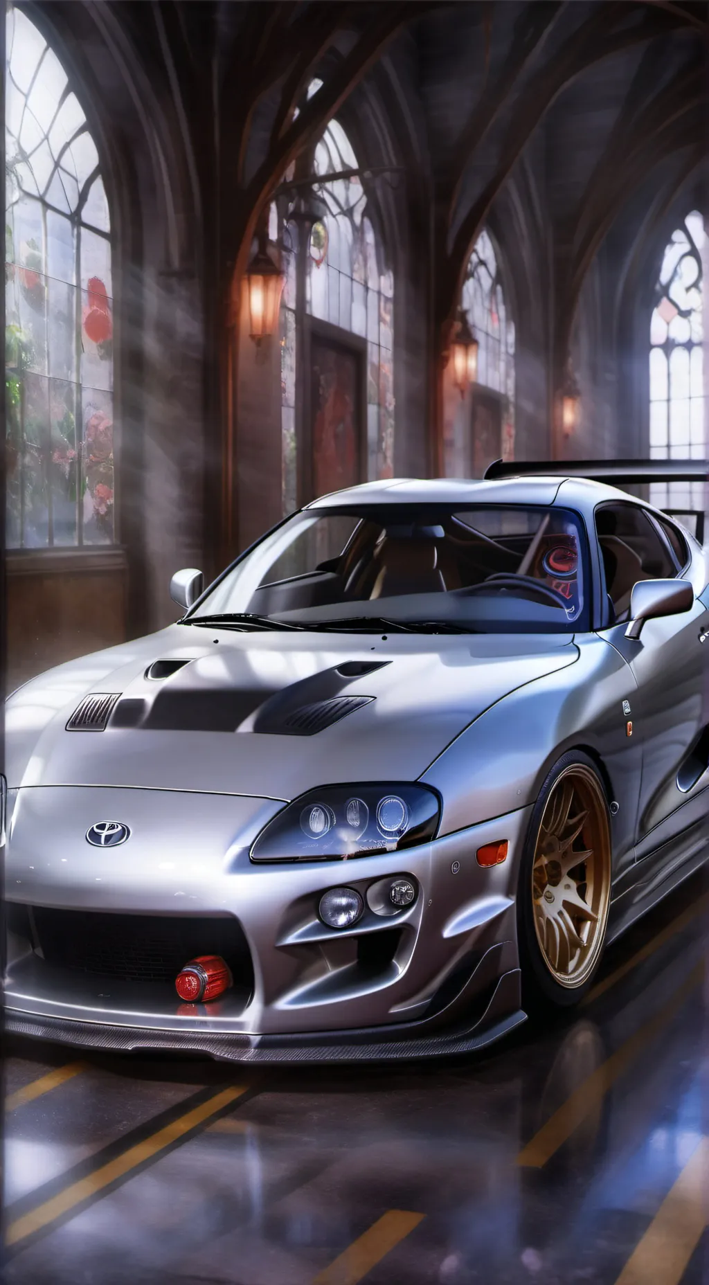 ai character: supra mk4 background