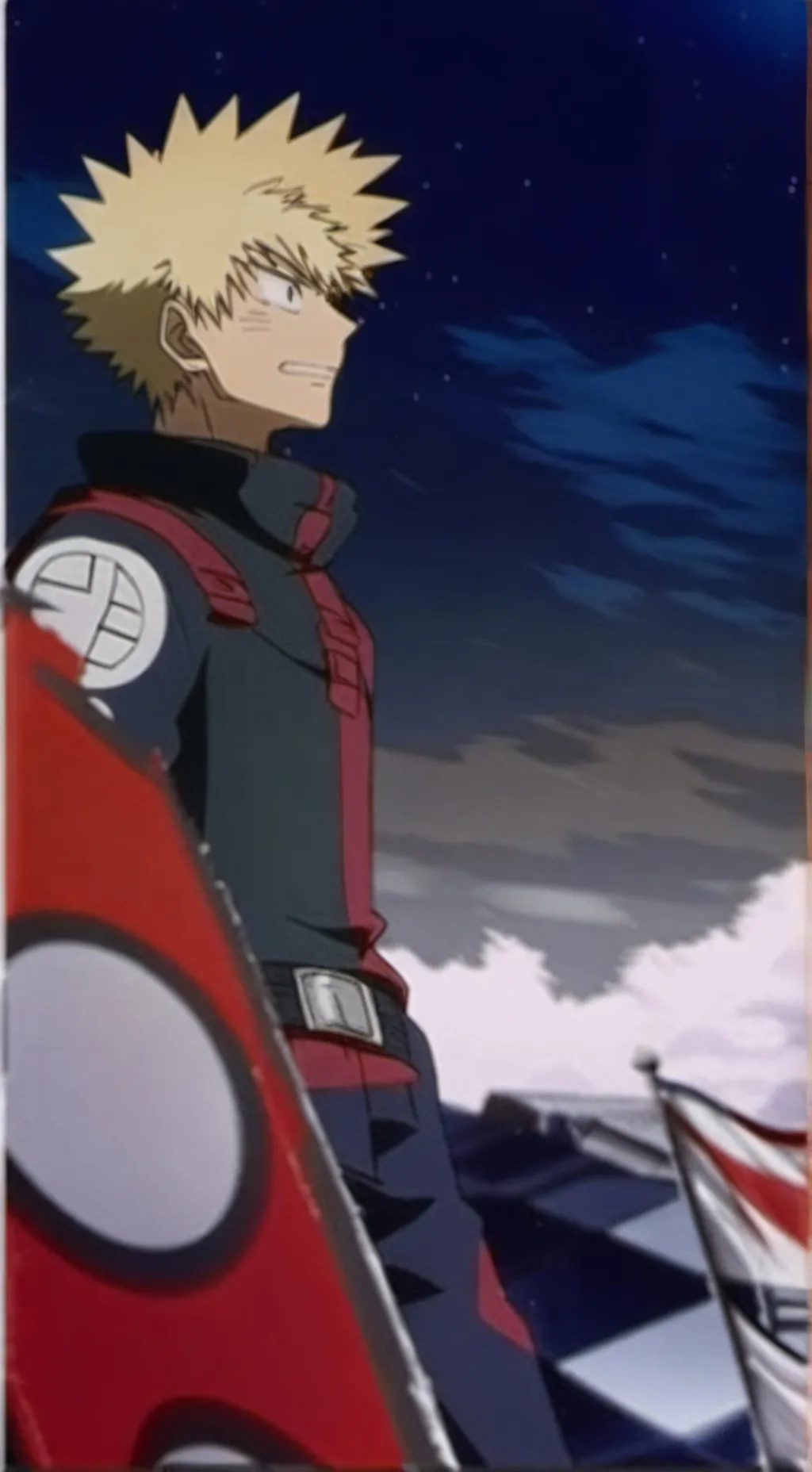 ai character: Kacchan français  background