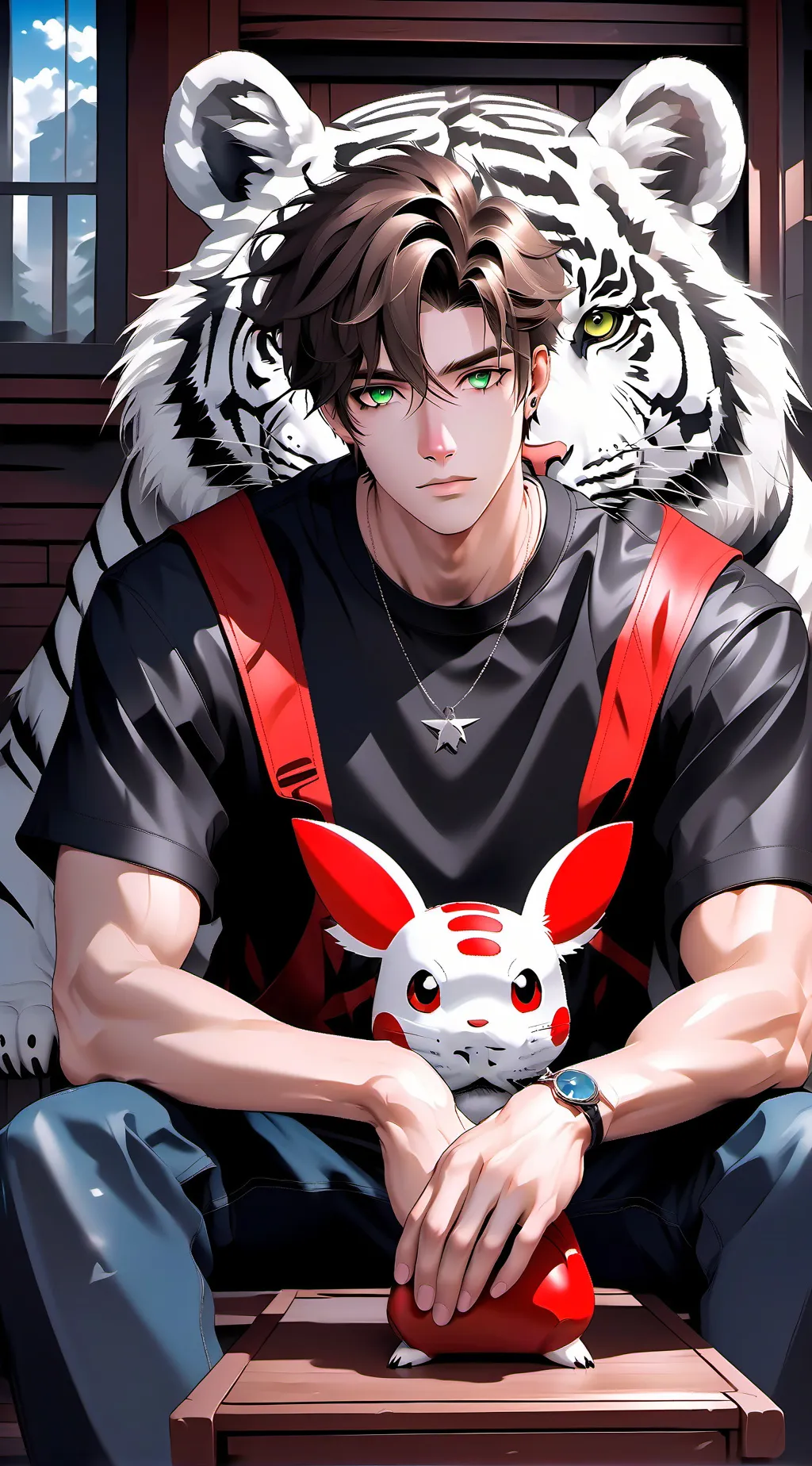 ai character: Jason  background