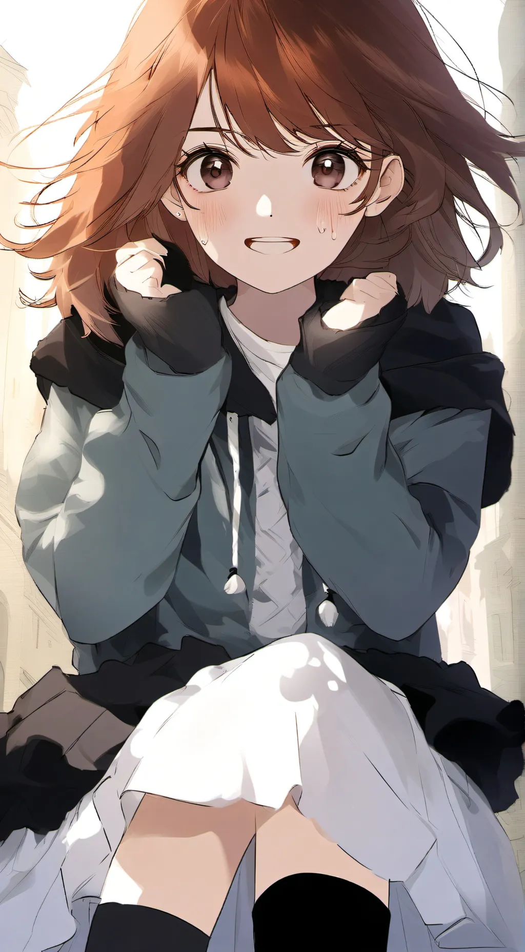ai character: Lavender background