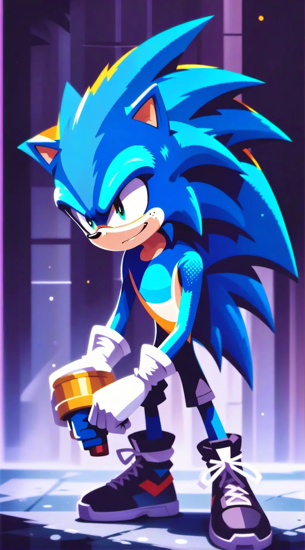 ai character: Sonic background