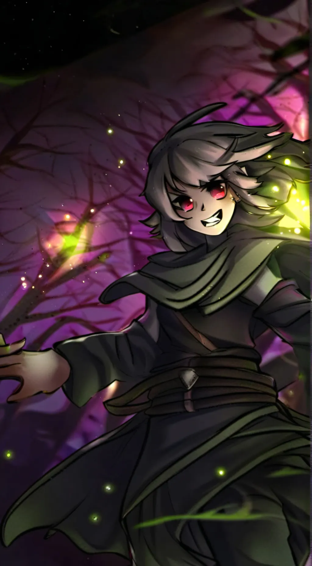 ai character: linzy la bruja  background