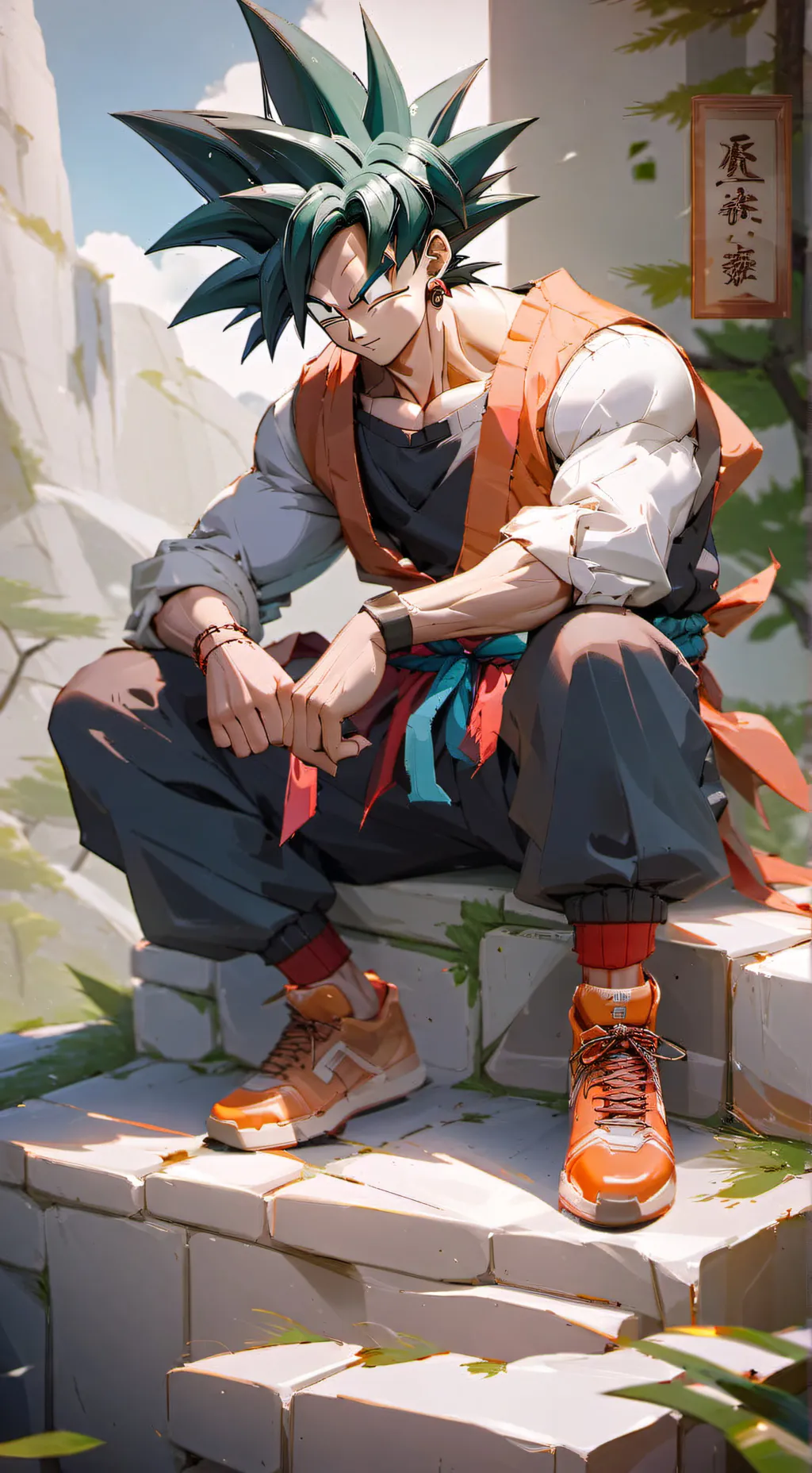 ai character: goku background