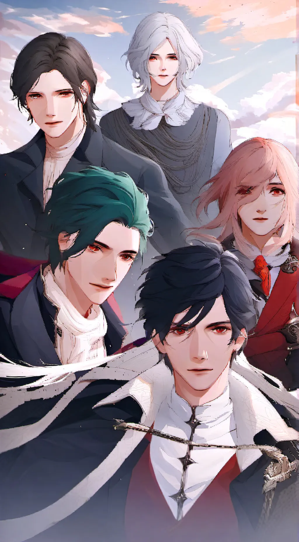 ai character: Quarteto😝😈🙈 background
